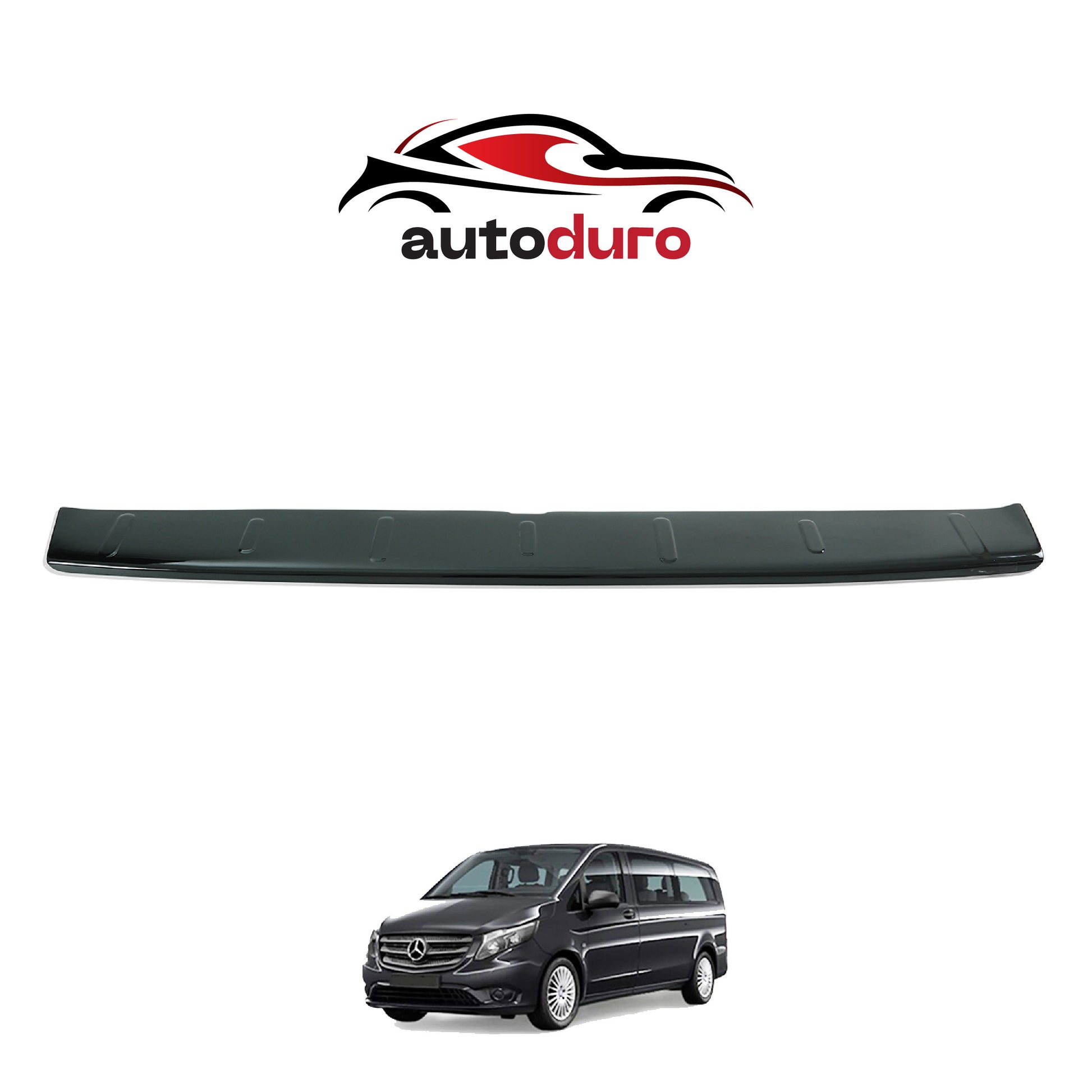 Autoduro Mercedes Vito 2015 - 2020 Rear Bumper Sill Protector Gloss - 39550415-010500-20010101_1