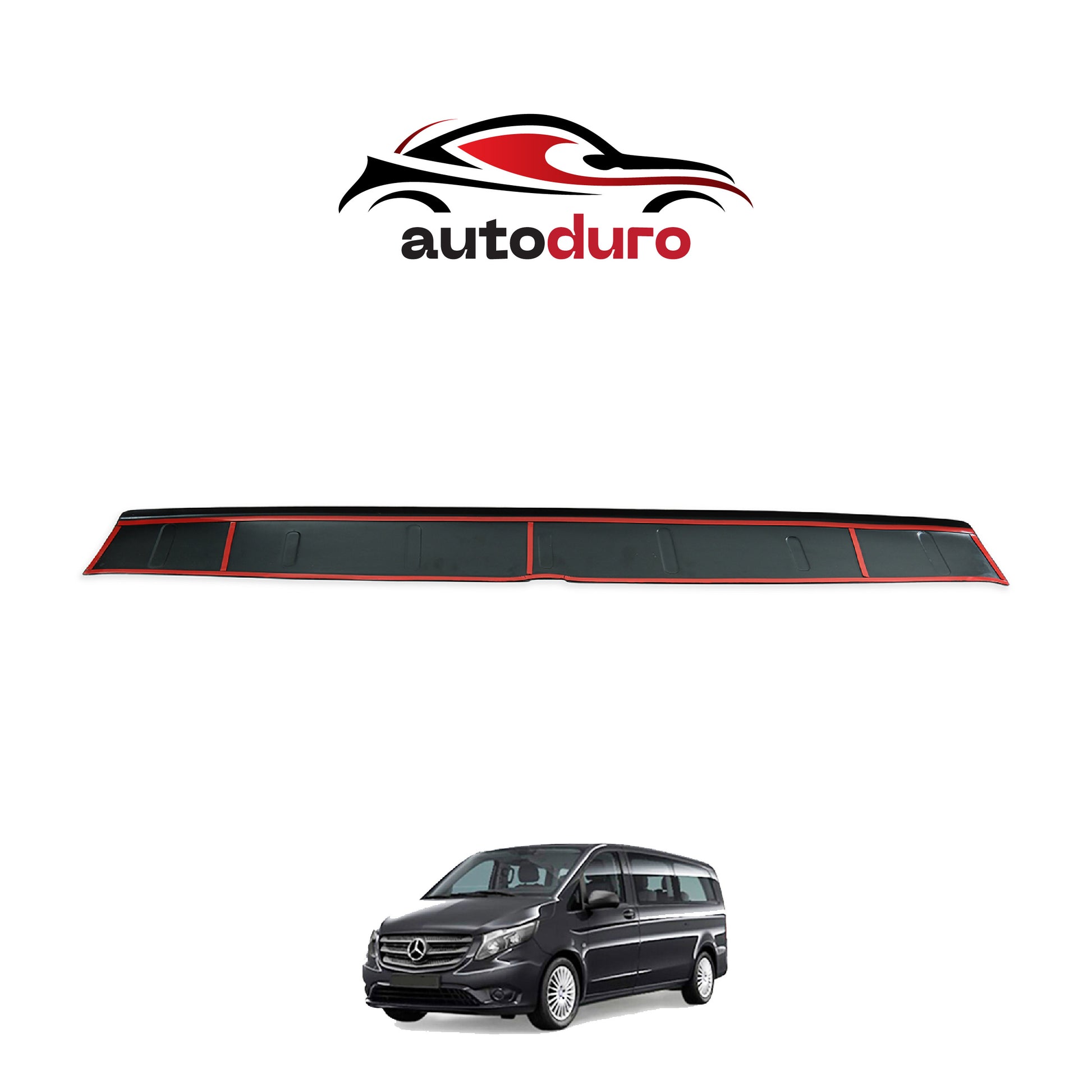 Autoduro Mercedes Vito 2015 - 2020 Rear Bumper Sill Protector Gloss - 39550415-010500-20010101_5