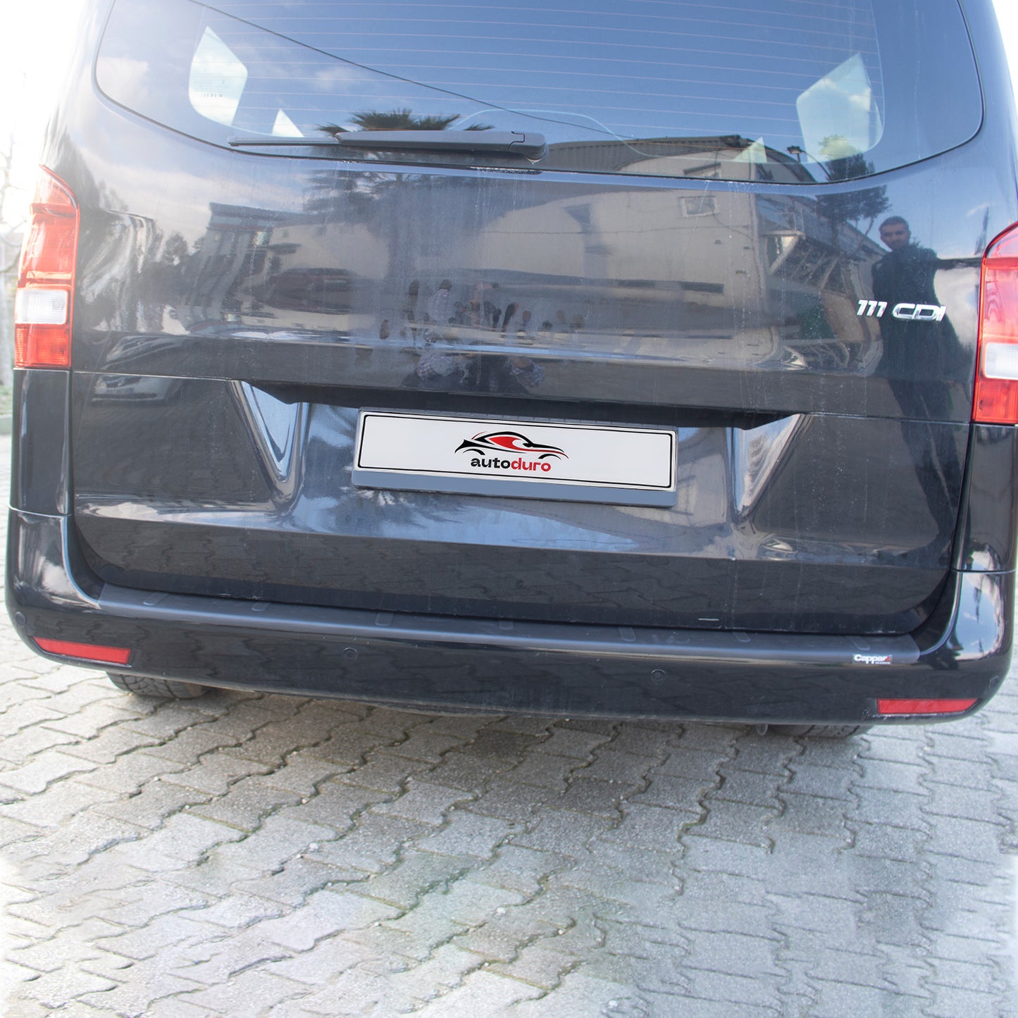 Autoduro Mercedes Vito 2015 - 2020 Rear Bumper Sill Protector Matt - 39550415-010500-20010402_6