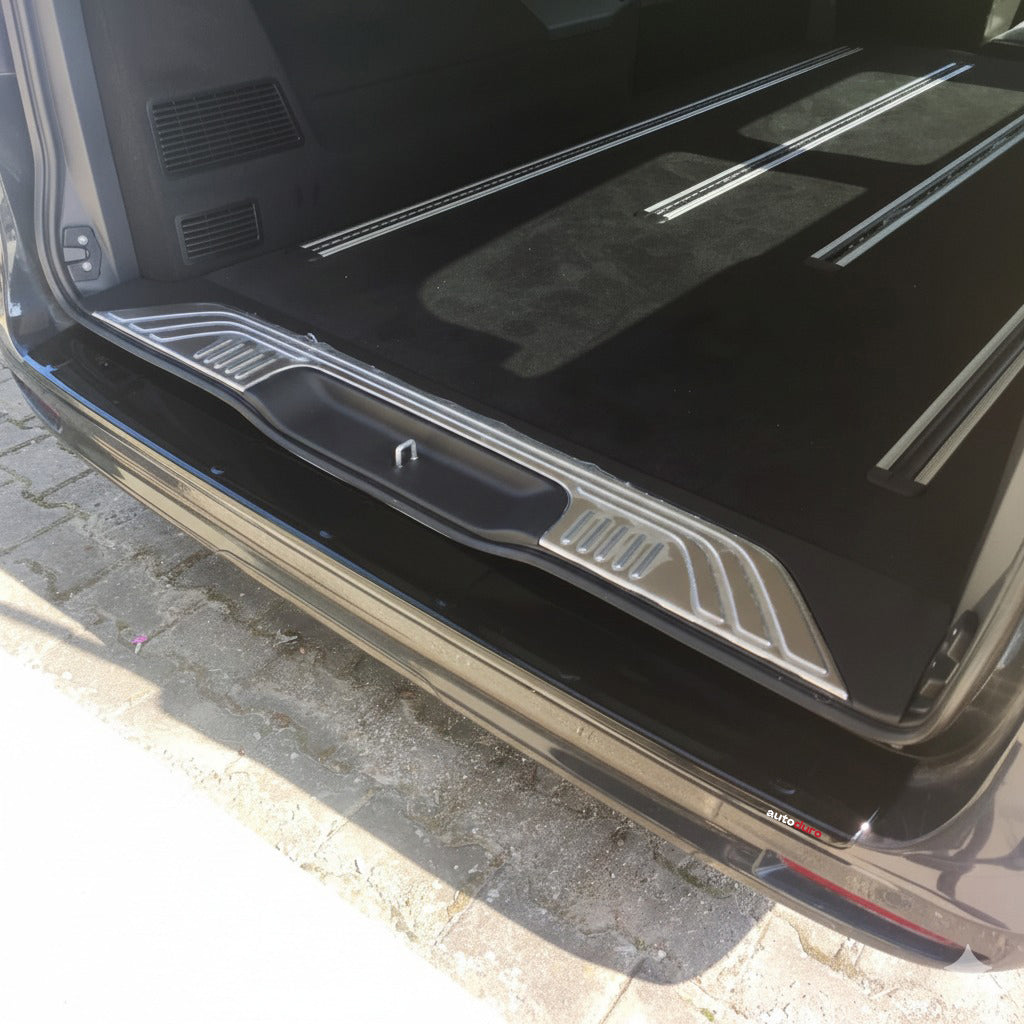 Autoduro Mercedes V-Class 2019 Onwards Rear Bumper Sill Protector Gloss - 39550919-010500-20010101_12