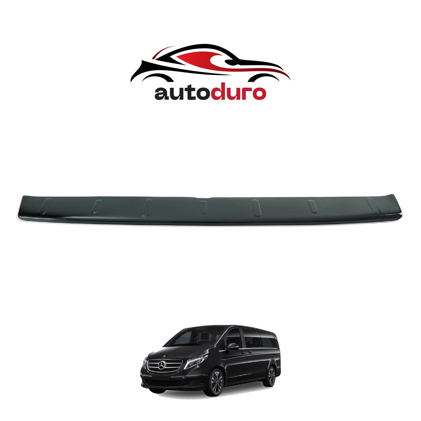 Autoduro Mercedes V-Class 2019 Onwards Rear Bumper Sill Protector Gloss - 39550919-010500-20010101_7