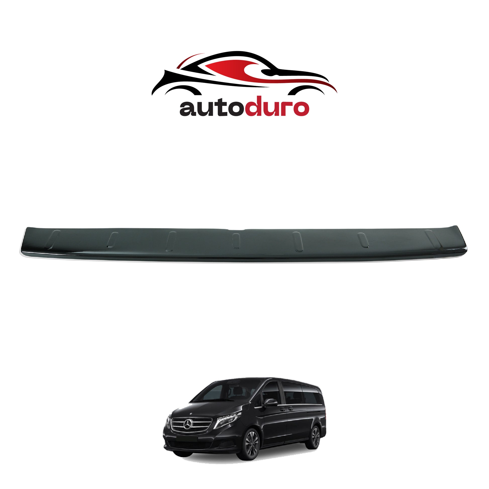 Autoduro Mercedes V-Class 2019 Onwards Rear Bumper Sill Protector Gloss - 39550919-010500-20010101_7