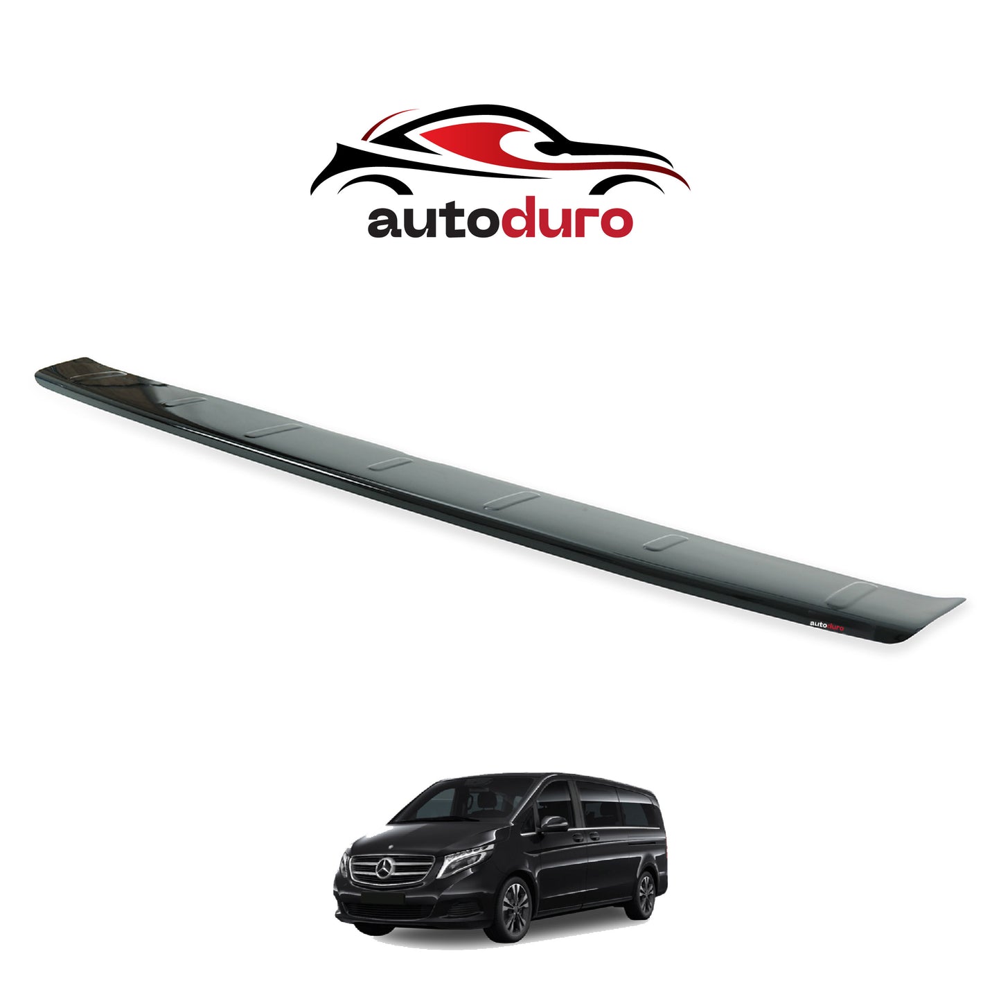 Autoduro Mercedes V-Class 2019 Onwards Rear Bumper Sill Protector Gloss - 39550919-010500-20010101_8