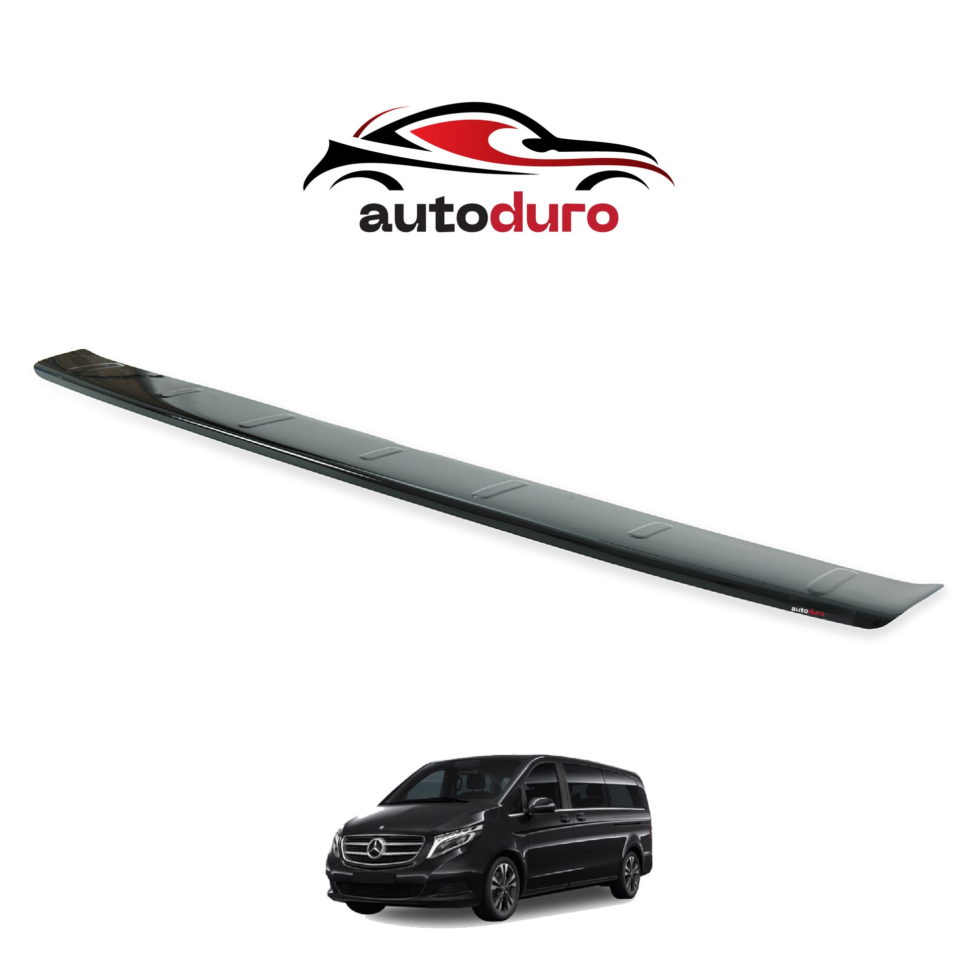 Autoduro Mercedes V-Class 2019 Onwards Rear Bumper Sill Protector Gloss - 39550919-010500-20010101_8