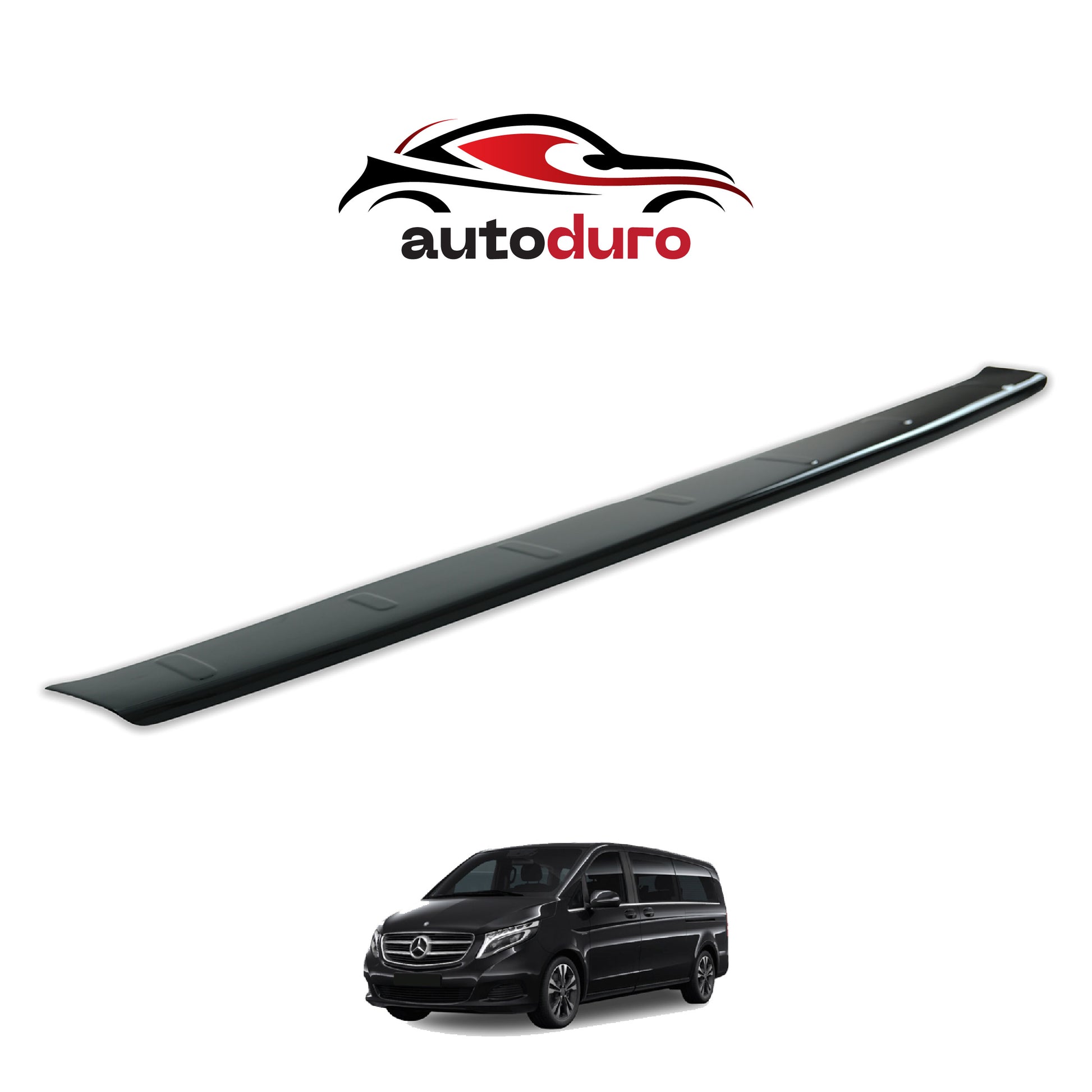 Autoduro Mercedes V-Class 2019 Onwards Rear Bumper Sill Protector Gloss - 39550919-010500-20010101_9