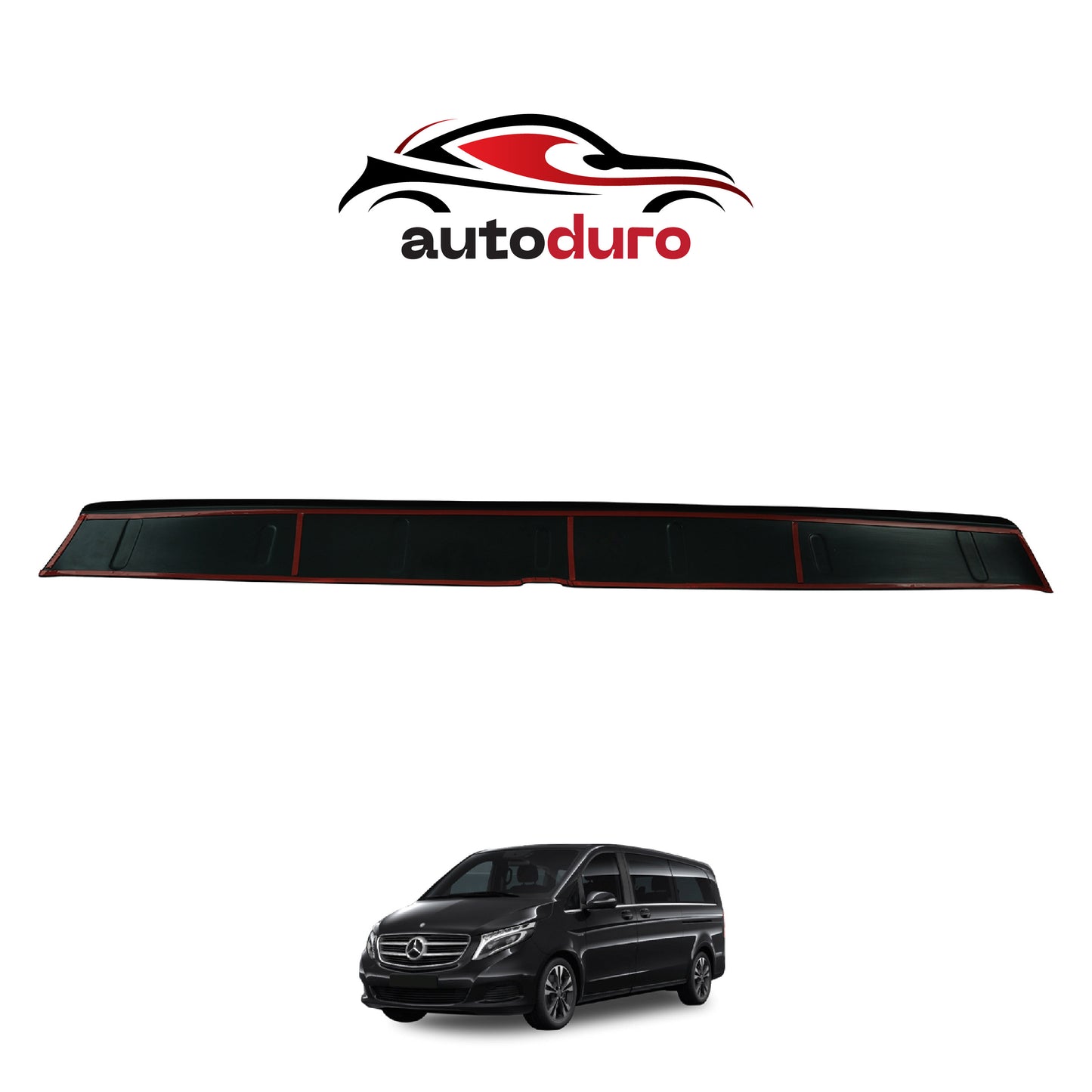 Autoduro Mercedes V-Class 2019 Onwards Rear Bumper Sill Protector Matt - 39550919-010500-20010402_11