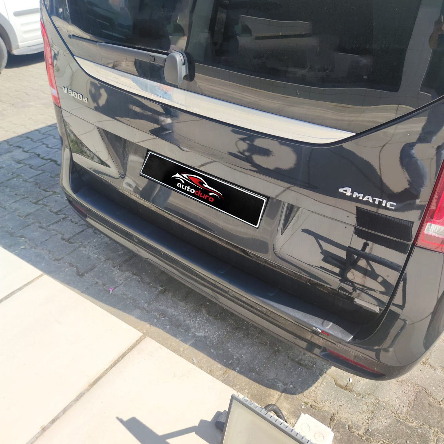 Autoduro Mercedes V-Class 2019 Onwards Rear Bumper Sill Protector Matt - 39550919-010500-20010402_12