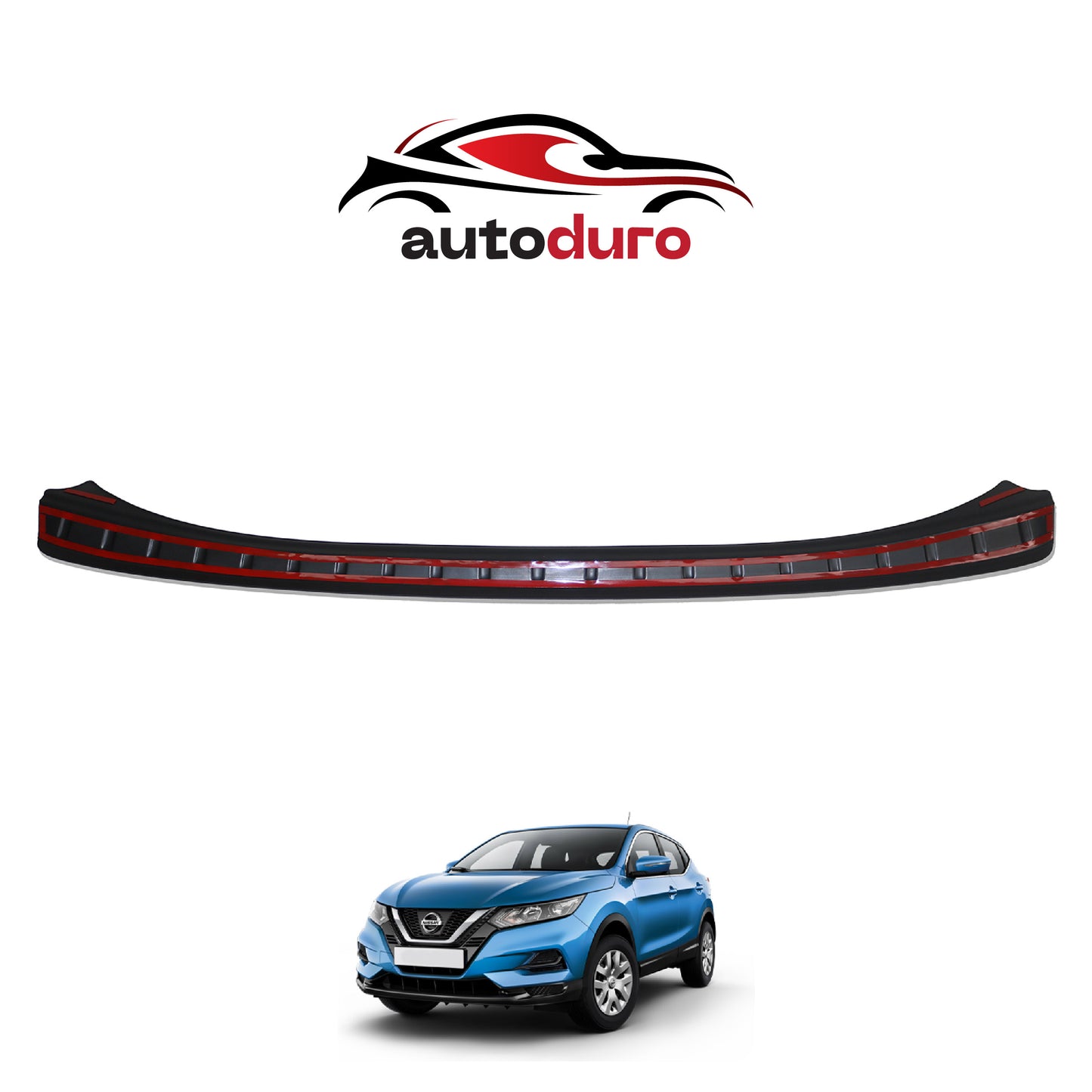 Autoduro Nissan Qashqai 2021 Onwards Rear Bumper Sill Protector Gloss - 39580621-010500-20010101_11