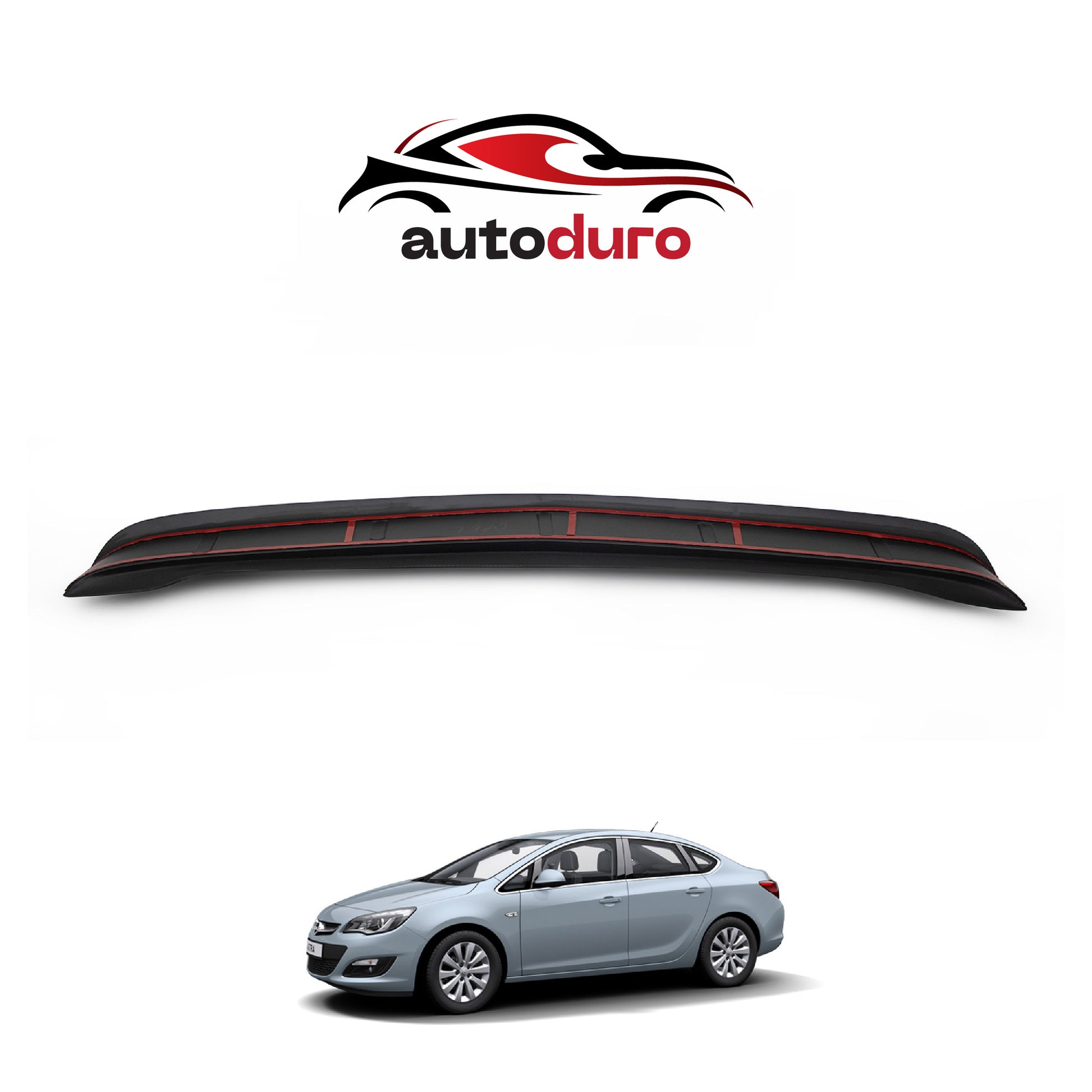 Autoduro Opel Astra 2012 - 2018 Rear Bumper Sill Protector Gloss - 39590110-010500-20010101_2