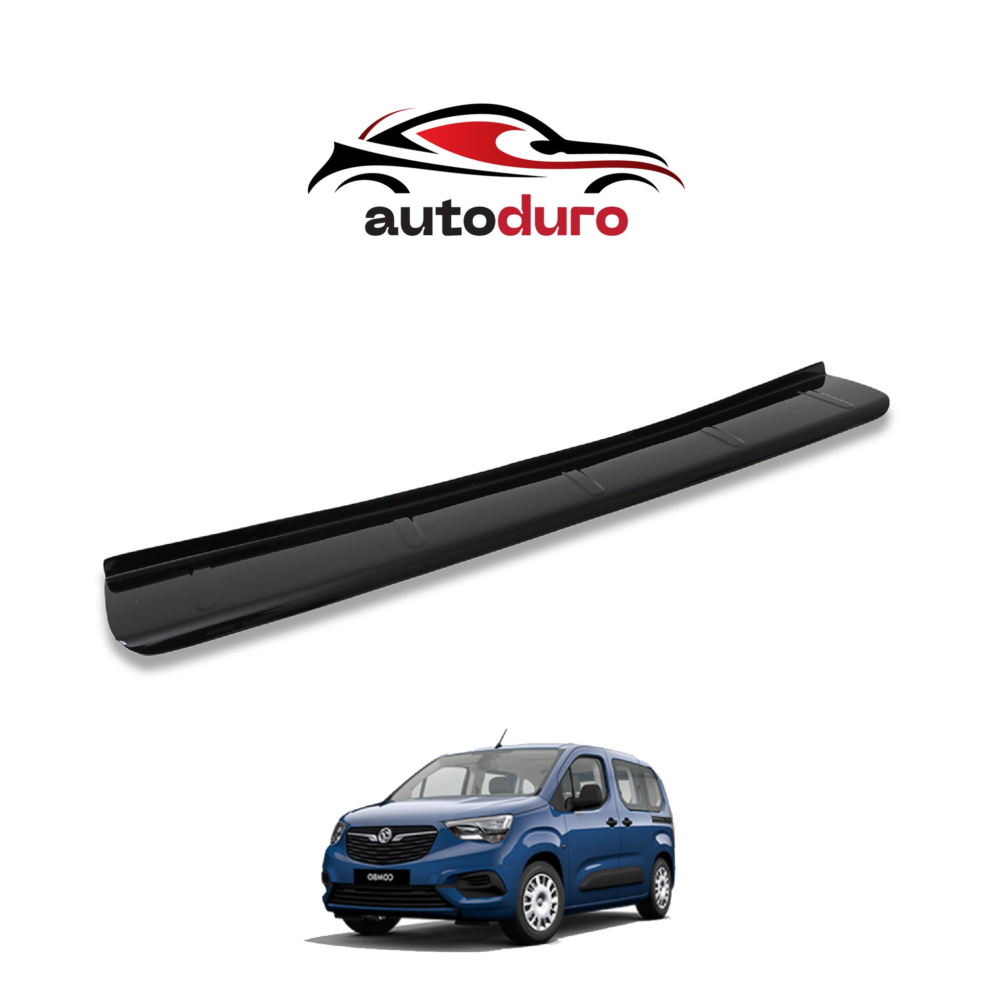 Autoduro Opel Combo 2018 Onwards Rear Bumper Sill Protector Gloss - 39590318-010500-20010101_11
