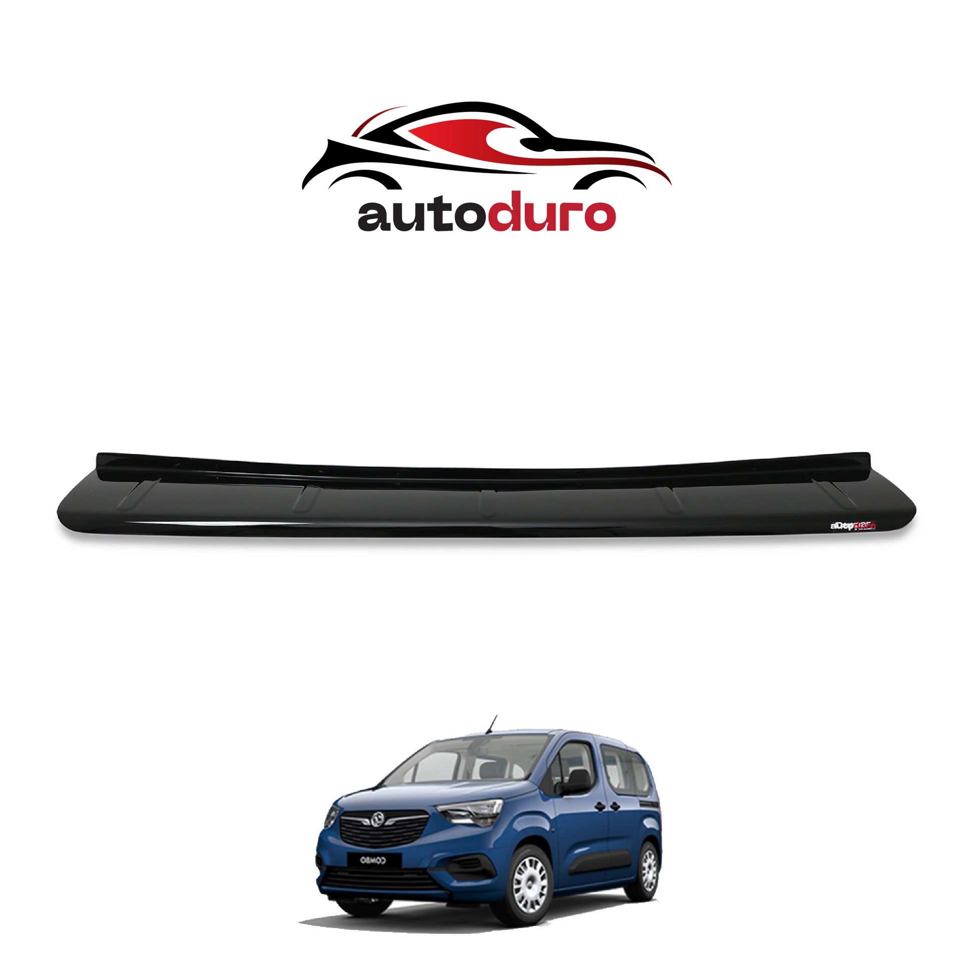 Autoduro Opel Combo 2018 Onwards Rear Bumper Sill Protector Gloss - 39590318-010500-20010101_9
