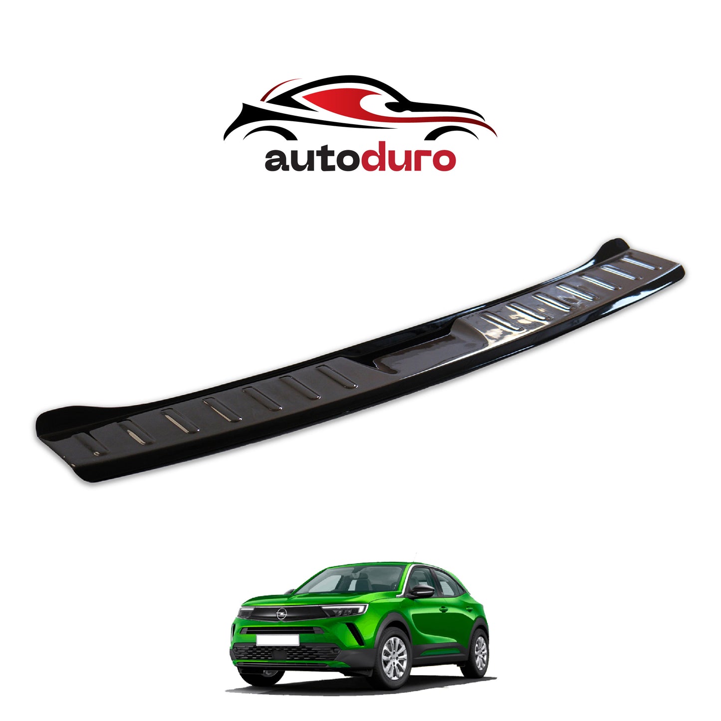 Autoduro Opel Mokka 2021 Onwards Rear Bumper Sill Protector Matt - 39591321-010500-20010402_13