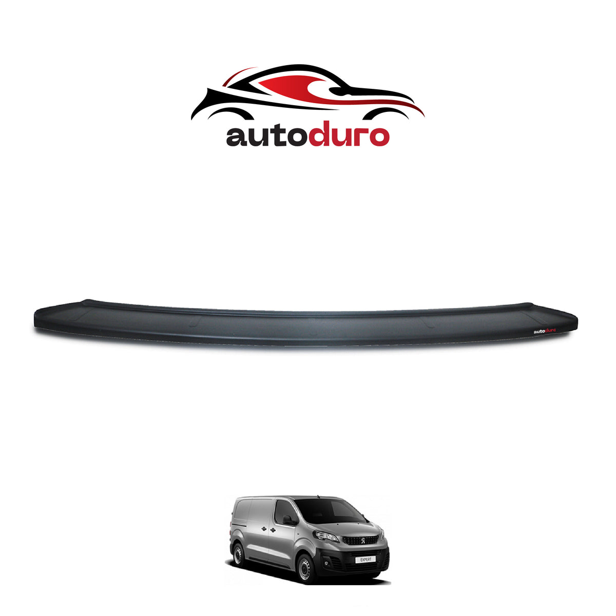 Autoduro Peugeot Expert 2017 Onwards Rear Bumper Sill Protector Matt - 39610317-010500-20010402_1