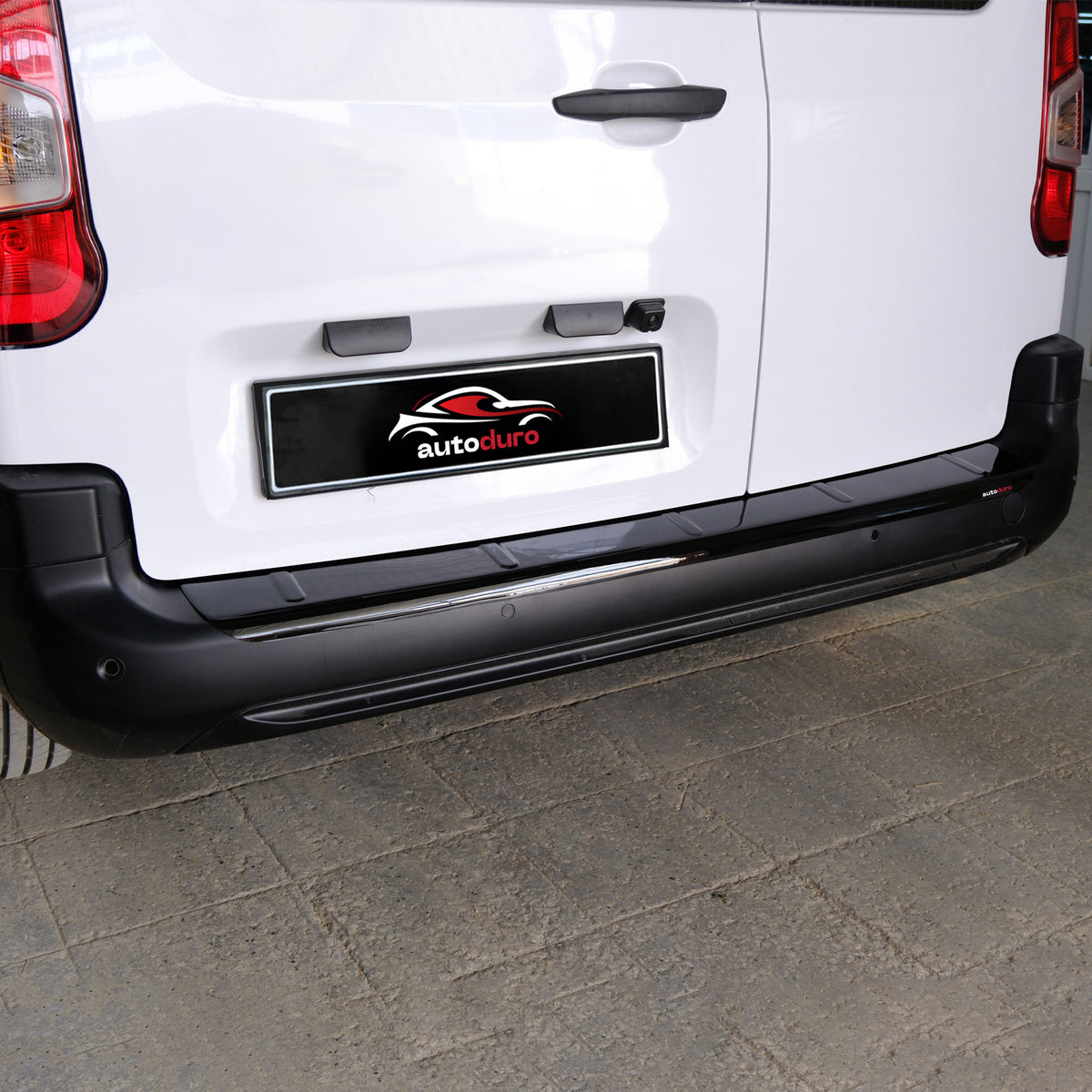 Autoduro Peugeot Partner Tepee 2019 Onwards Rear Bumper Sill Protector Gloss - 39610419-010500-20010101_8