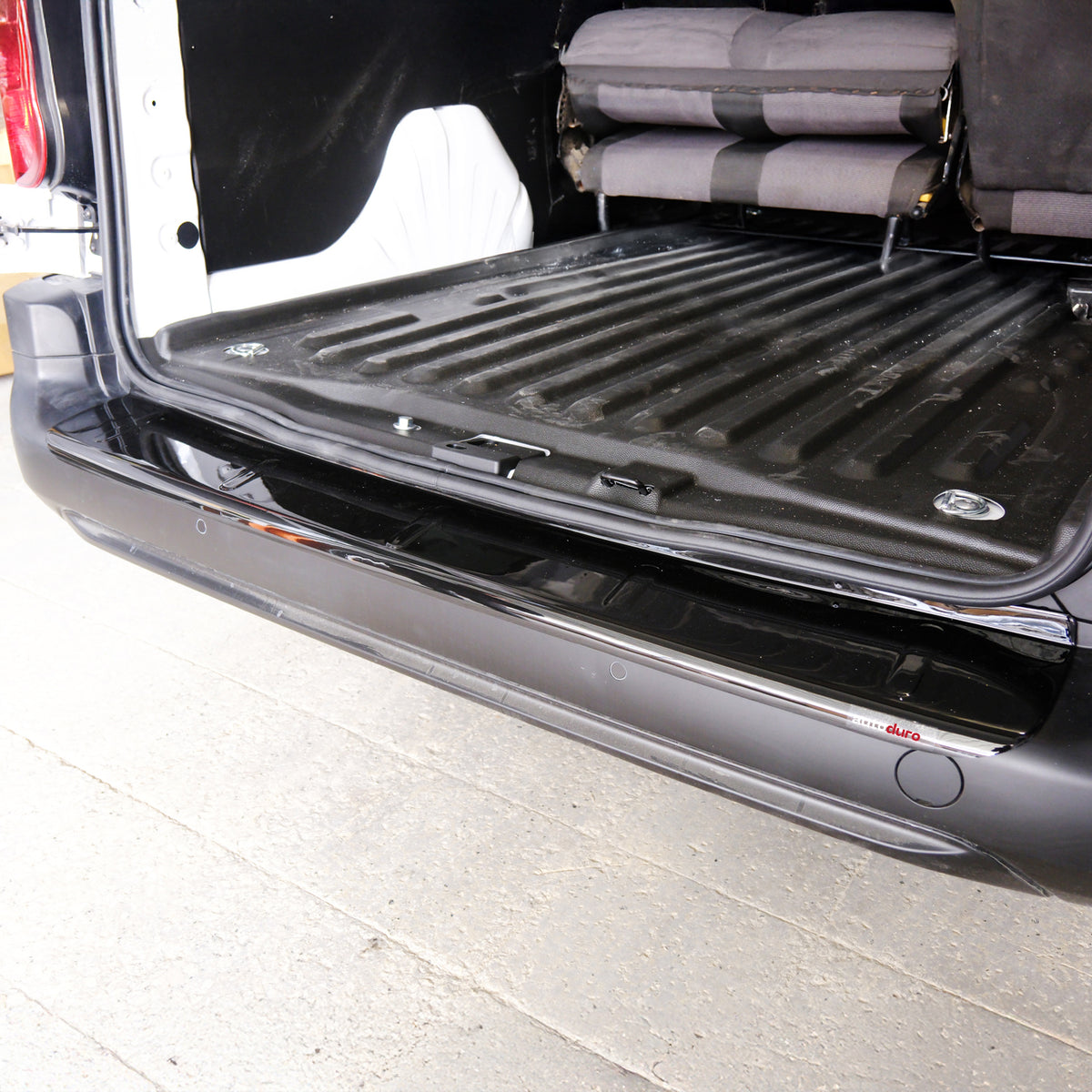 Autoduro Peugeot Partner Tepee 2019 Onwards Rear Bumper Sill Protector Gloss - 39610419-010500-20010101_9