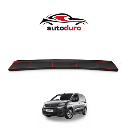 Autoduro Peugeot Partner Tepee 2019 Onwards Rear Bumper Sill Protector Matt - 39610419-010500-20010402_2