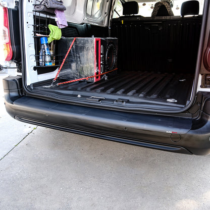 Autoduro Peugeot Partner Tepee 2019 Onwards Rear Bumper Sill Protector Matt - 39610419-010500-20010402_6