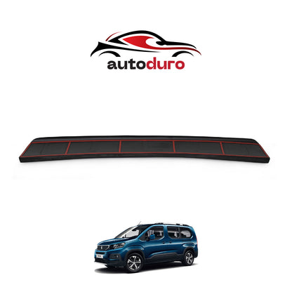 Autoduro Peugeot Rifter 2019 Onwards Rear Bumper Sill Protector Matt - 39610519-010500-20010402_2