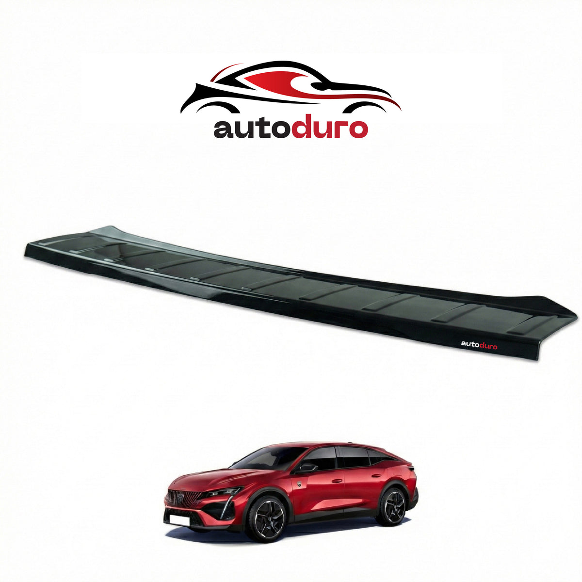 Autoduro Peugeot 408 2022 Onwards Rear Bumper Sill Protector Matt - 39611122-010500-20010402_11