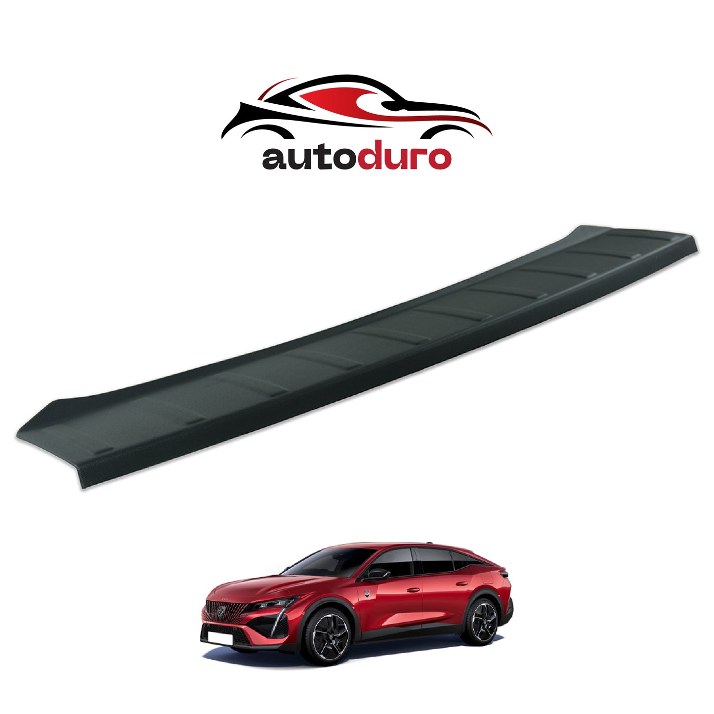 Autoduro Peugeot 408 2022 Onwards Rear Bumper Sill Protector Matt - 39611122-010500-20010402_3