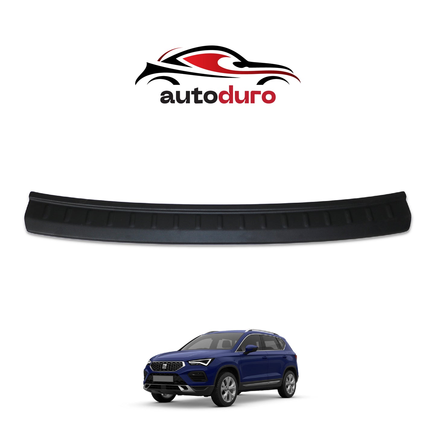 Autoduro Seat Ateca 2016 Onwards Rear Bumper Sill Protector Matt - 39700316-010500-20010402_1