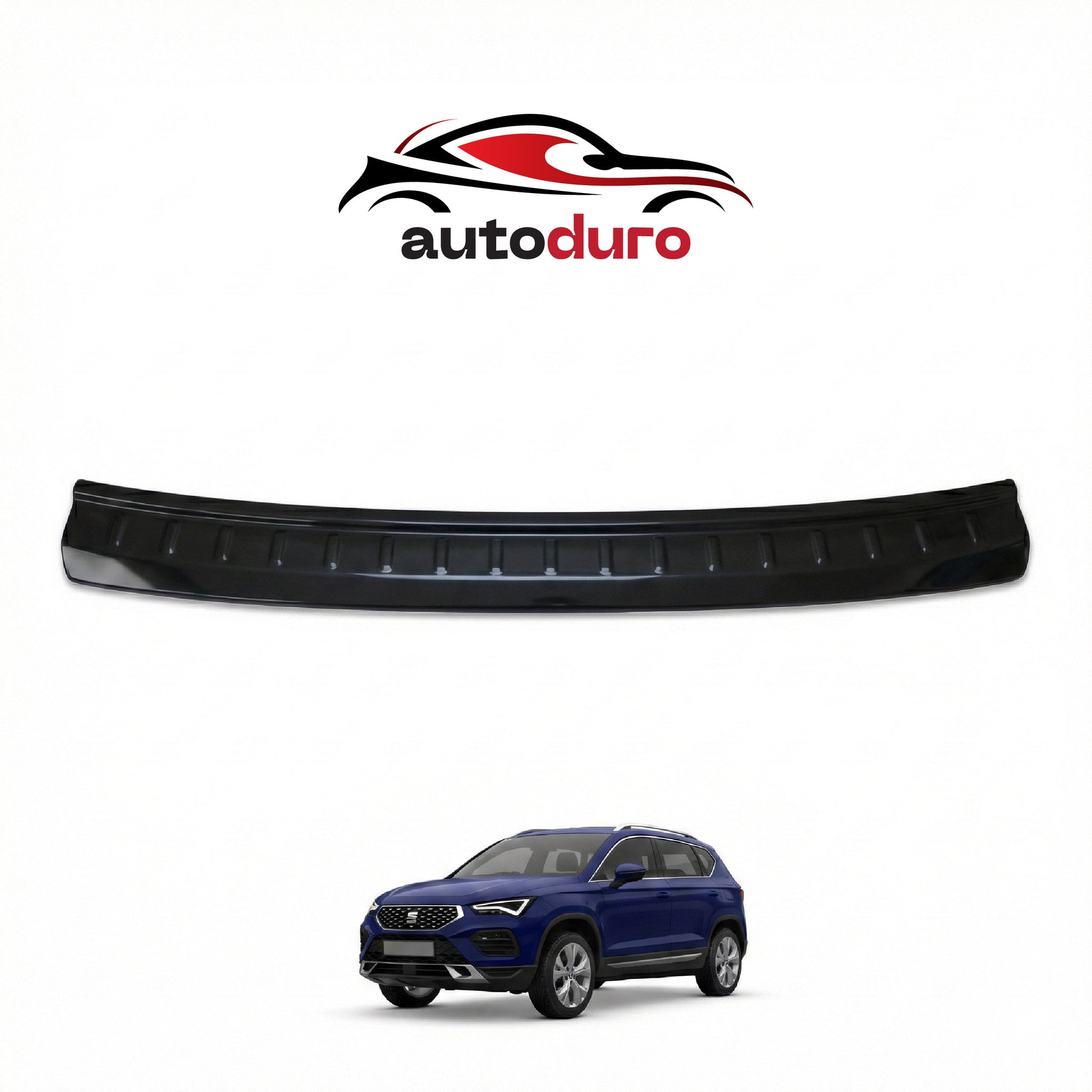 Autoduro Seat Ateca 2016 Onwards Rear Bumper Sill Protector Matt - 39700316-010500-20010402_10