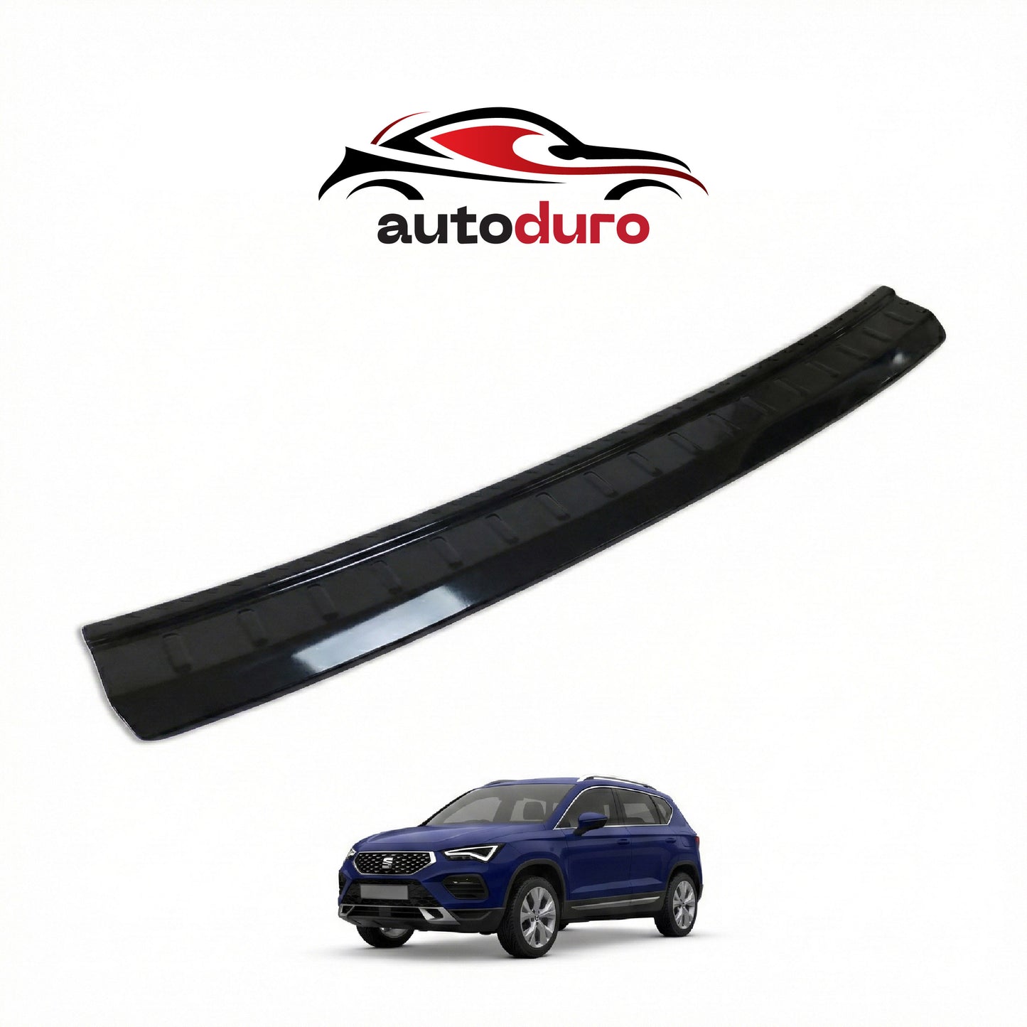 Autoduro Seat Ateca 2016 Onwards Rear Bumper Sill Protector Matt - 39700316-010500-20010402_12