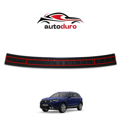 Autoduro Seat Ateca 2016 Onwards Rear Bumper Sill Protector Matt - 39700316-010500-20010402_14