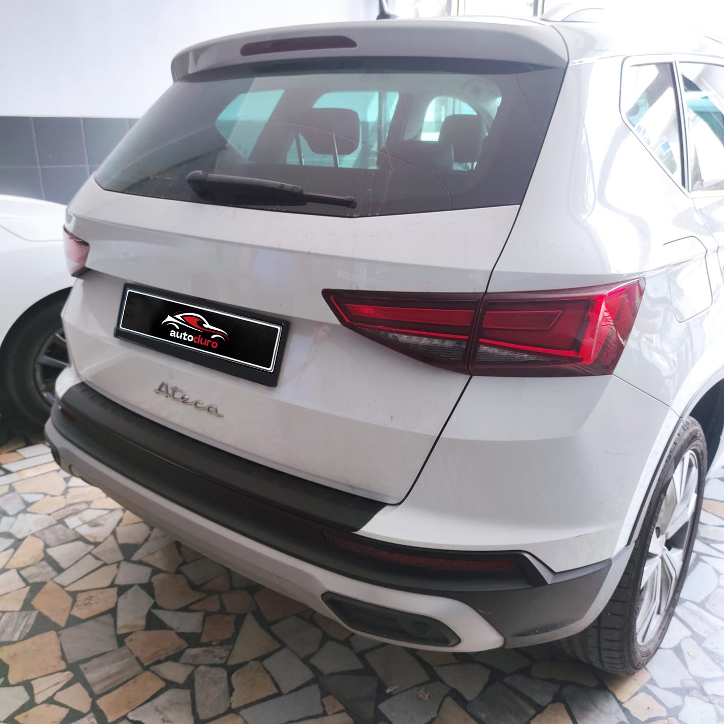 Autoduro Seat Ateca 2016 Onwards Rear Bumper Sill Protector Matt - 39700316-010500-20010402_7
