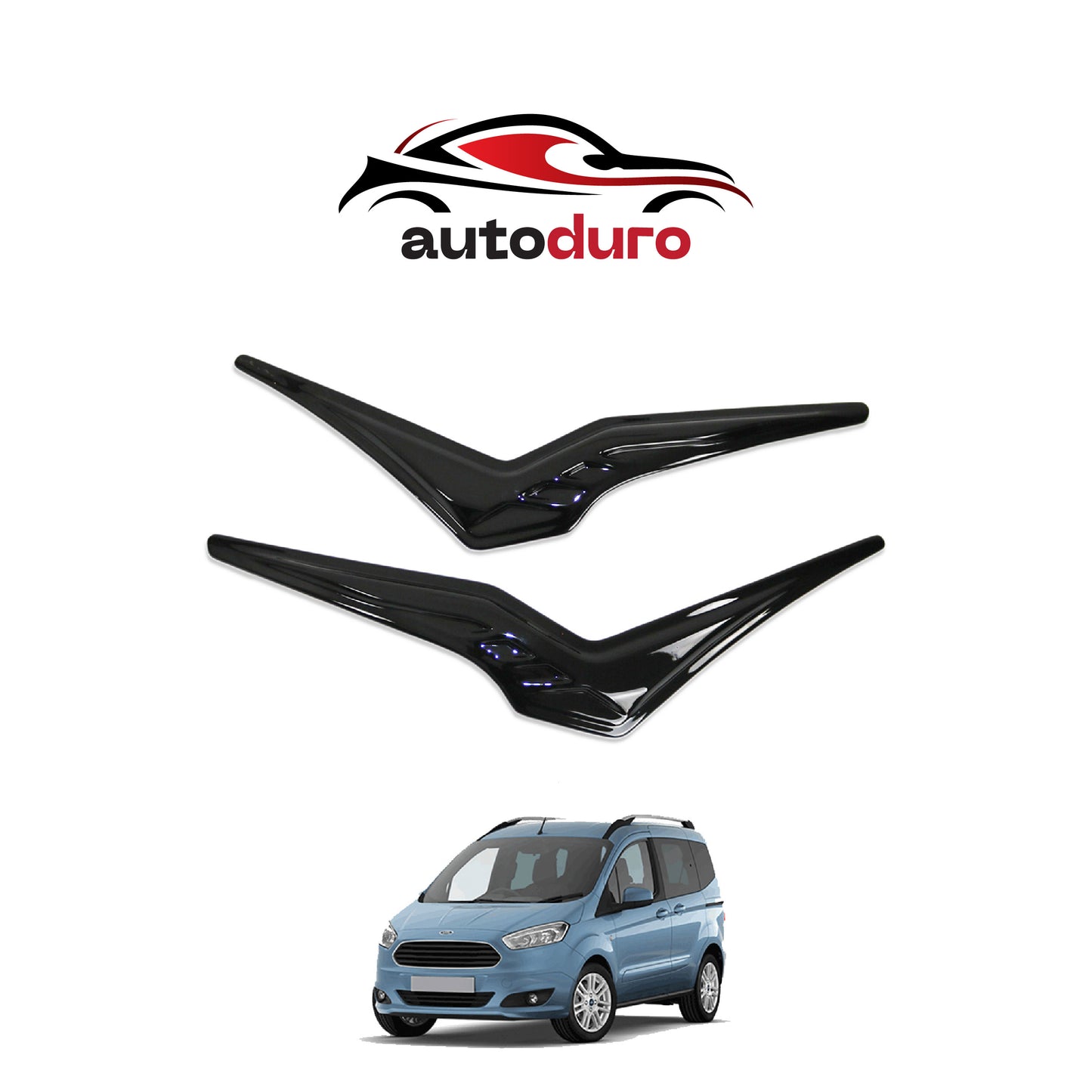 Autoduro Ford Courier 2018 - 2023 Fog Lamp Frame 2pcs - 41300218-010017-20010101_4