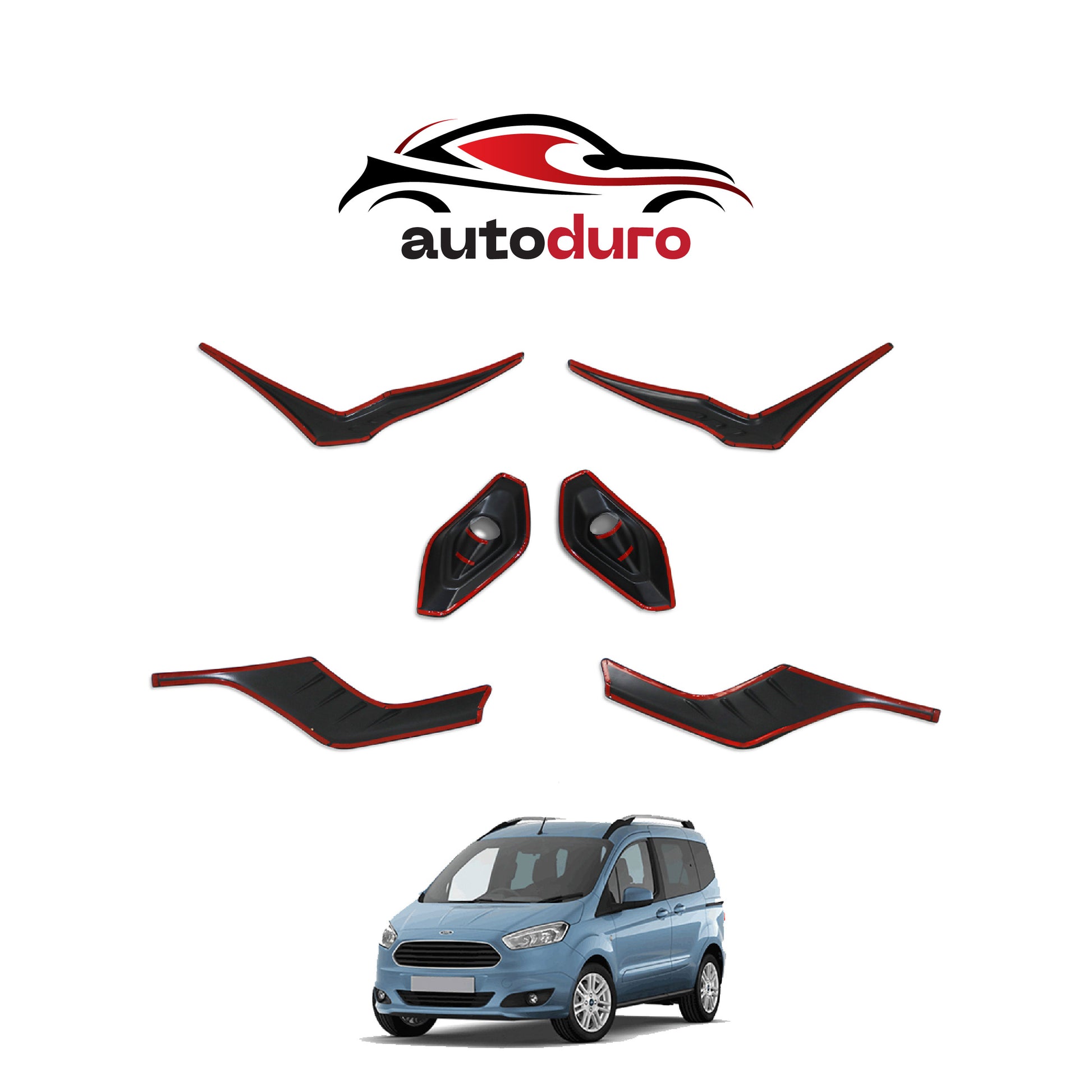 Autoduro Ford Courier 2018 - 2023 Fog Lamp Frame 2pcs - 41300218-010017-20010101_5