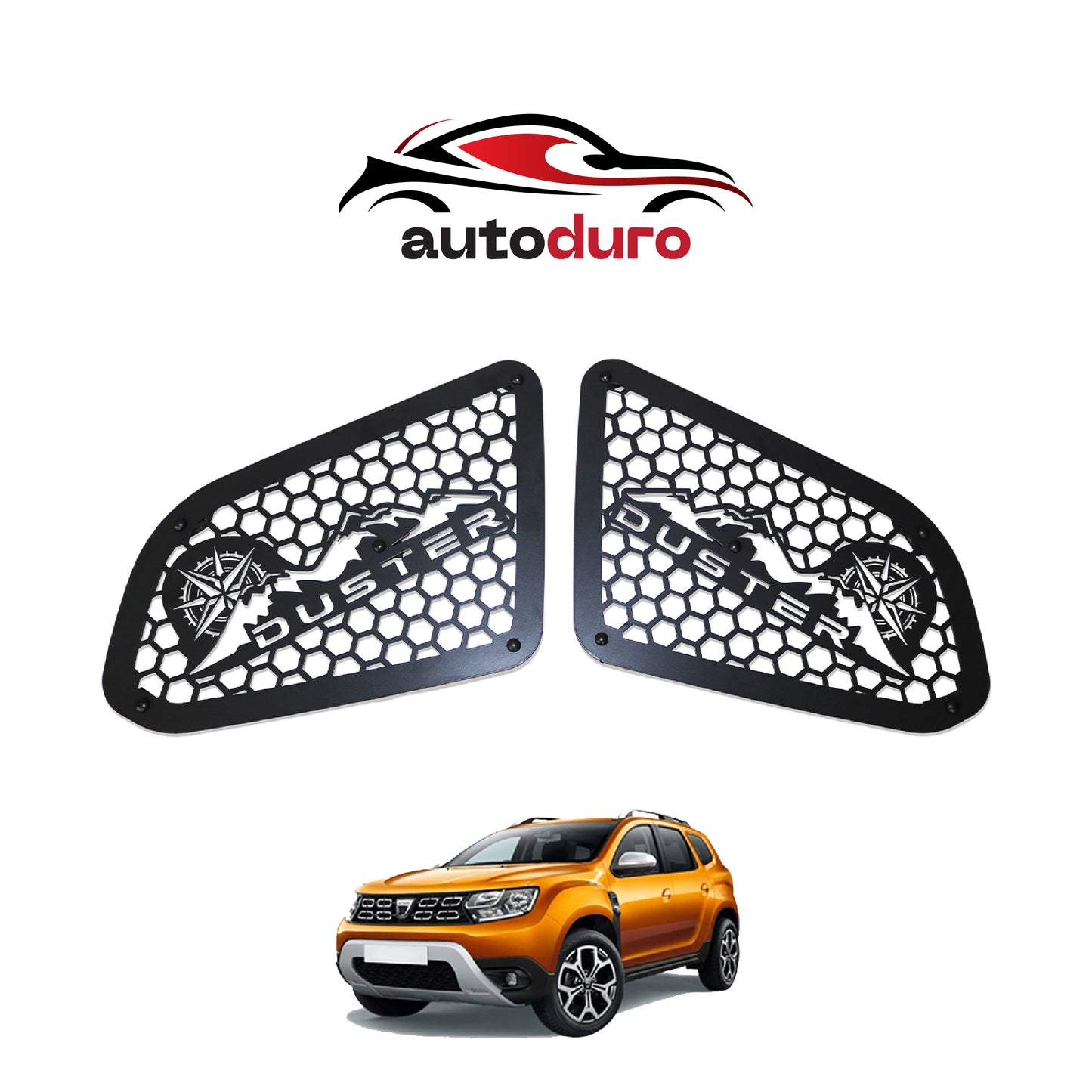 Autoduro Dacia Duster 2018 - 2024 Metal Quarter Window 2pcs - 42210218-010017-10011301_1