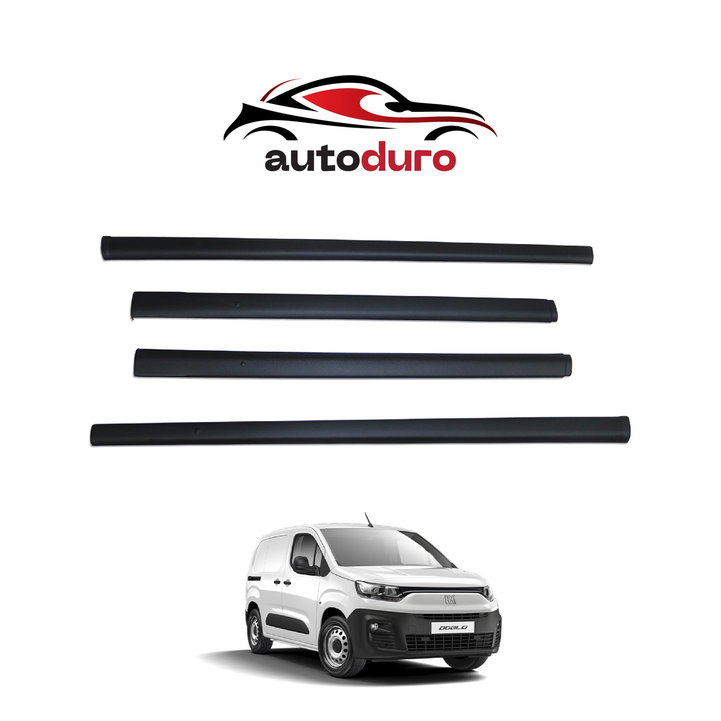Autoduro Fiat Doblo 2023 Onwards Side Skirt 4pcs - 43290323-010019-20010402_1