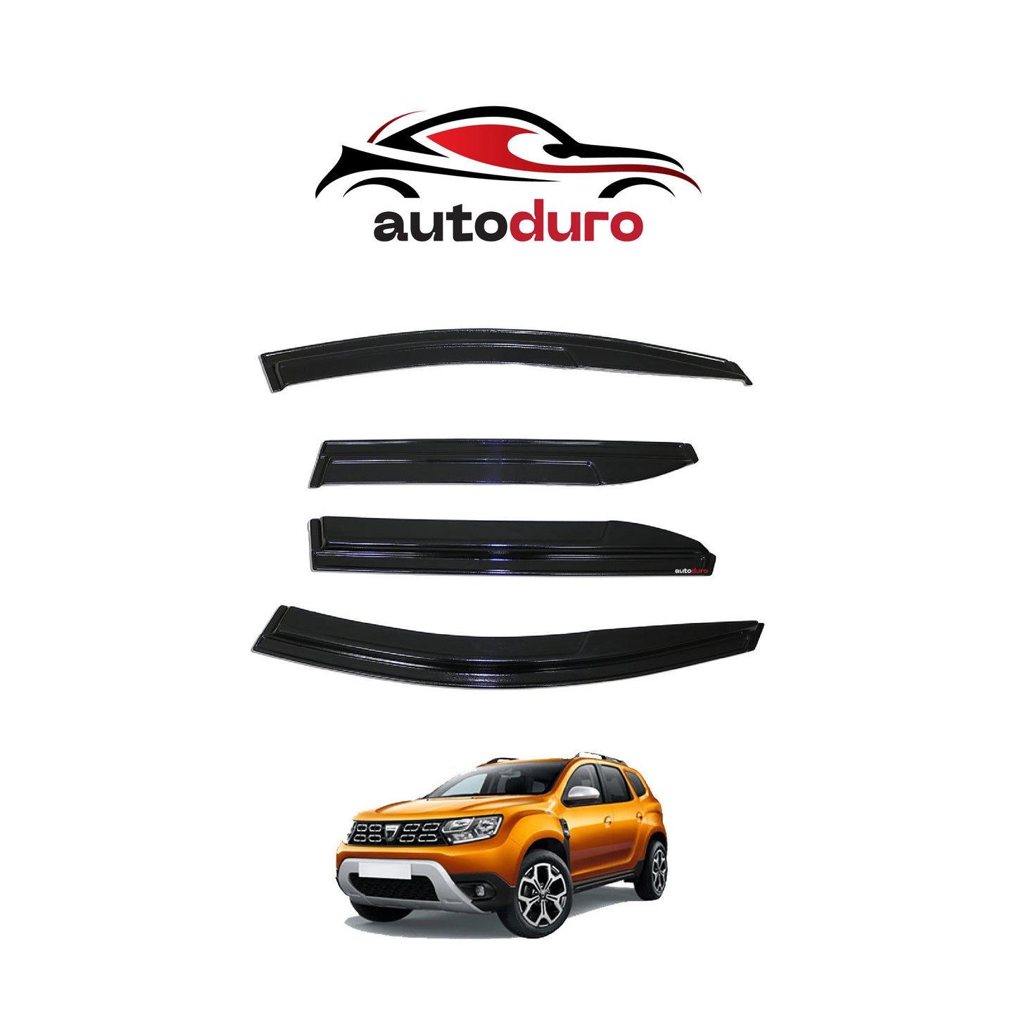 Autoduro Dacia Duster 2018 - 2024 Window Wind Deflectors 4pcs - 45210218-010019-20010101_1