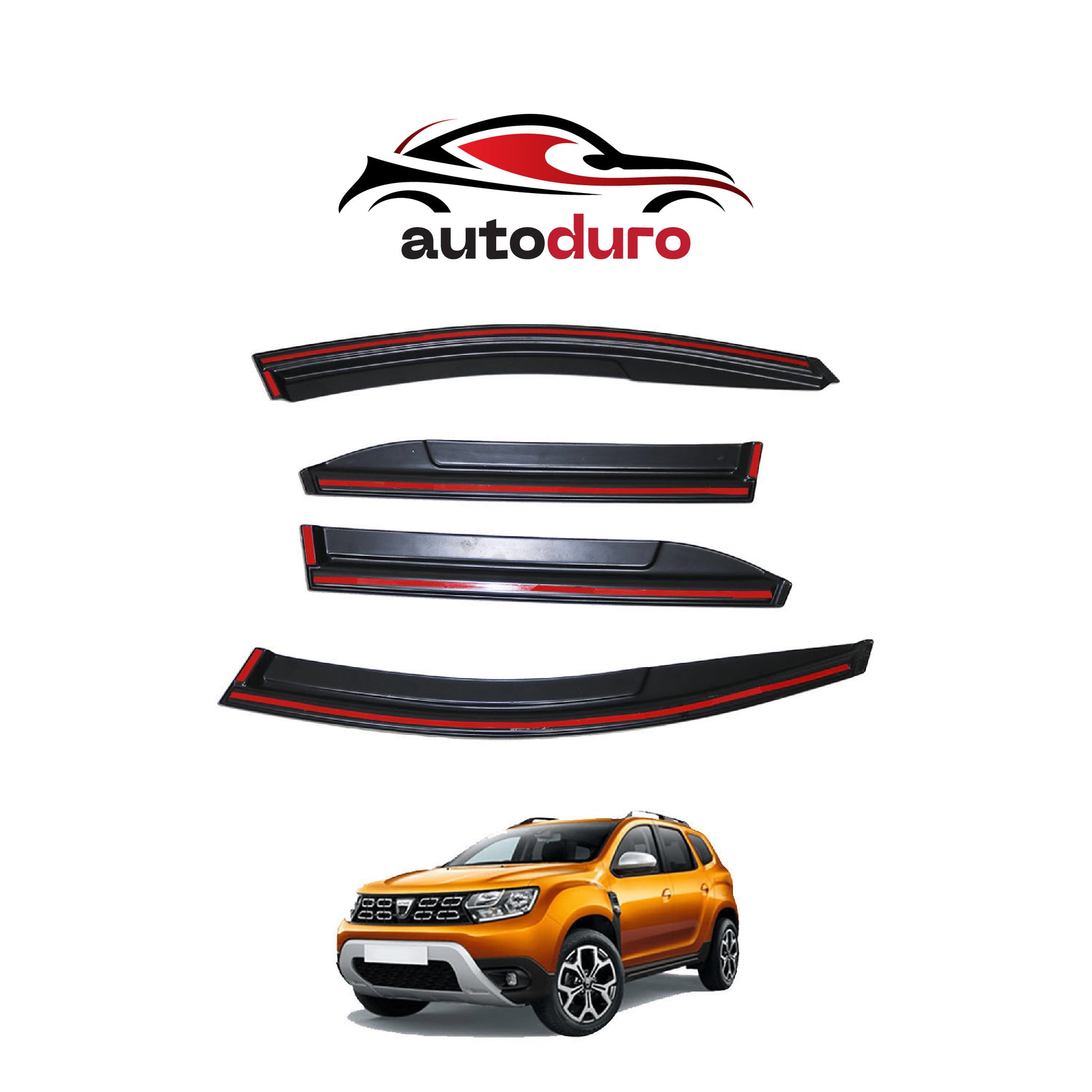 Autoduro Dacia Duster 2018 - 2024 Window Wind Deflectors 4pcs - 45210218-010019-20010101_5