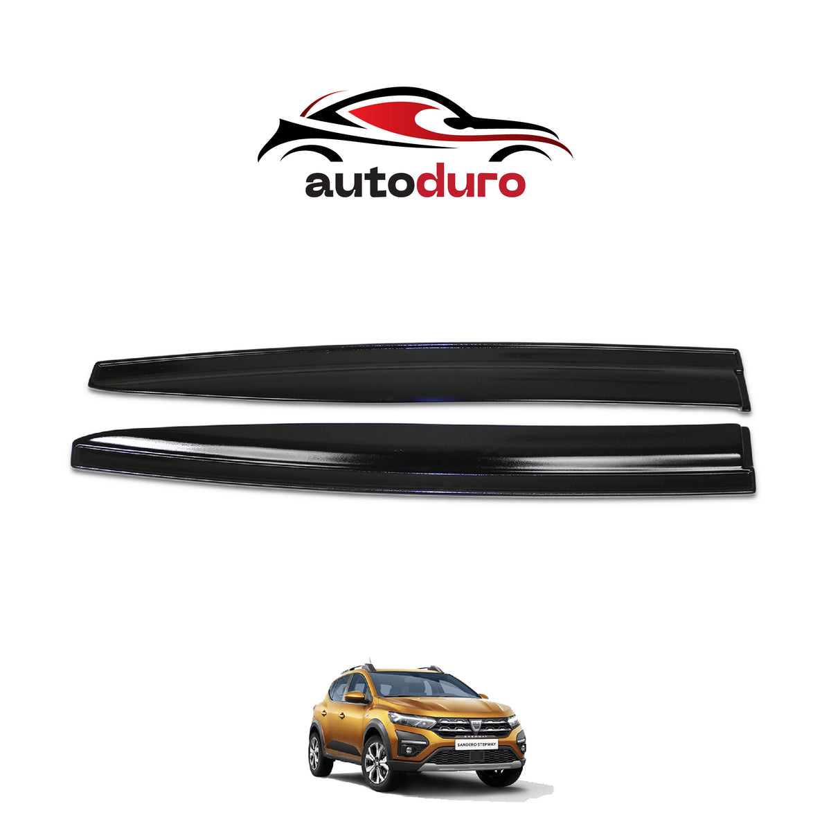 Autoduro Dacia Sandero 2021 Onwards Window Wind Deflectors 4pcs - 45210621-010019-20010101_3
