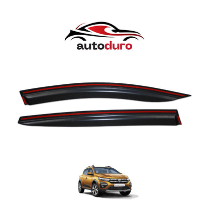 Autoduro Dacia Sandero 2021 Onwards Window Wind Deflectors 4pcs - 45210621-010019-20010101_5