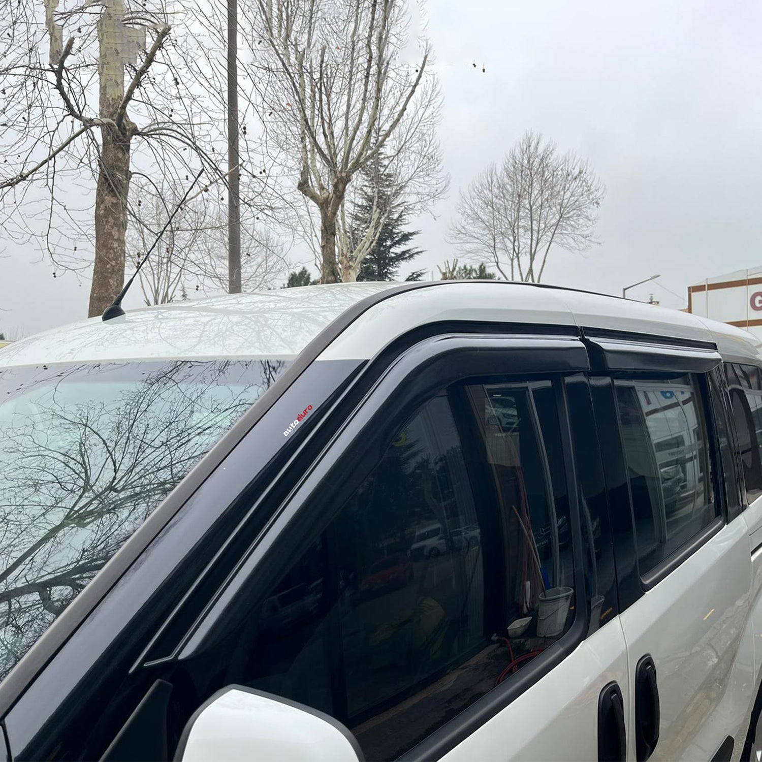 Autoduro Fiat Doblo 2015 - 2022 Window Wind Deflectors 4pcs - 45290315-010019-20010101_7