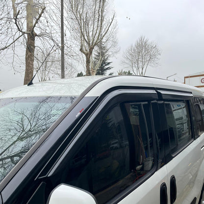 Autoduro Fiat Doblo 2015 - 2022 Window Wind Deflectors 4pcs - 45290315-010019-20010101_7