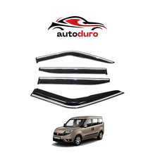 Autoduro Fiat Doblo 2015 - 2022 Window Wind Deflectors 4pcs Chrome - 45290315-020019-20010101_1