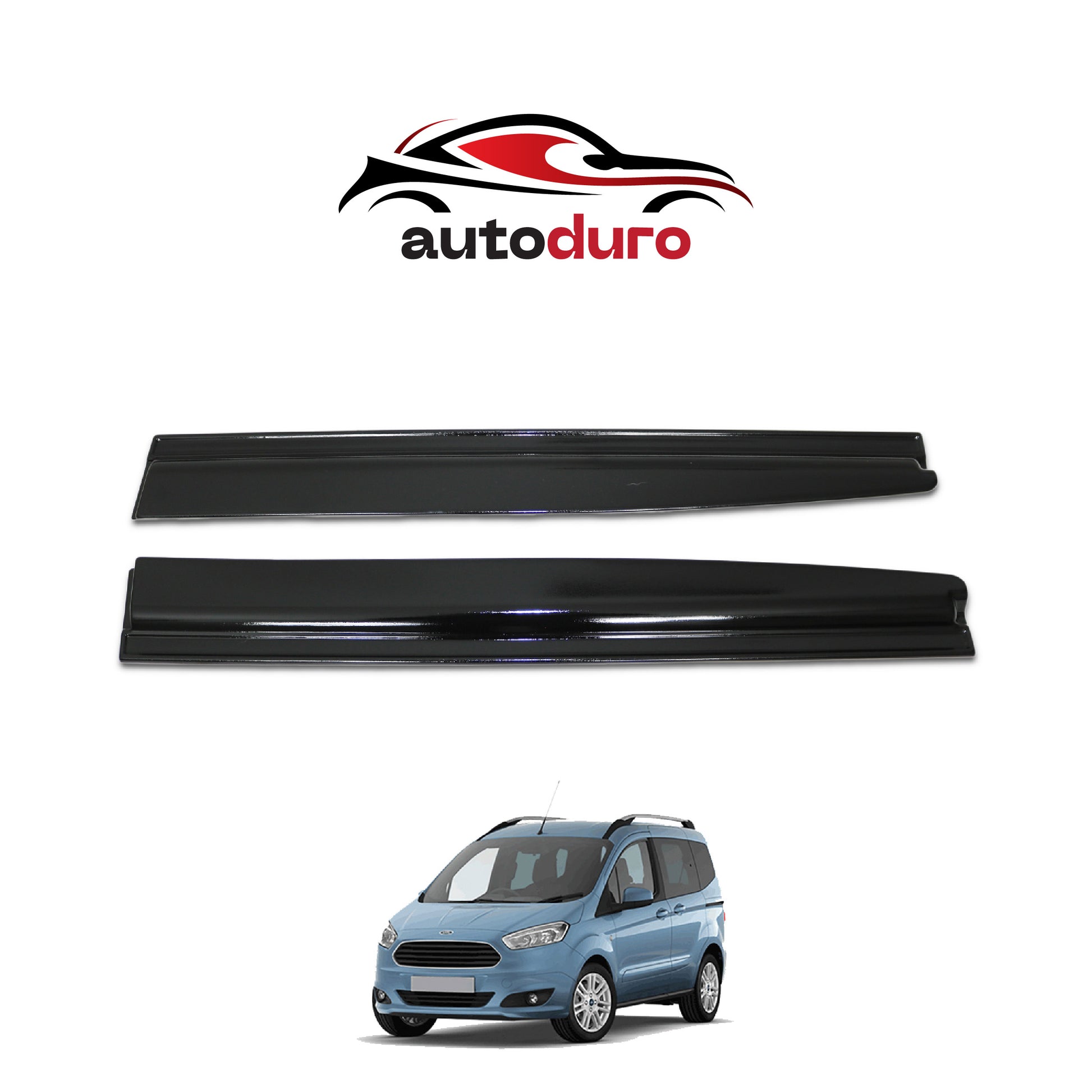 Autoduro Ford Courier 2014 - 2018 Window Wind Deflectors 4pcs - 45300214-010019-20010101_11