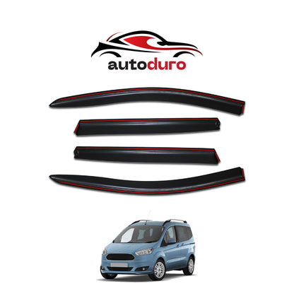 Autoduro Ford Courier 2014 - 2018 Window Wind Deflectors 4pcs - 45300214-010019-20010101_13