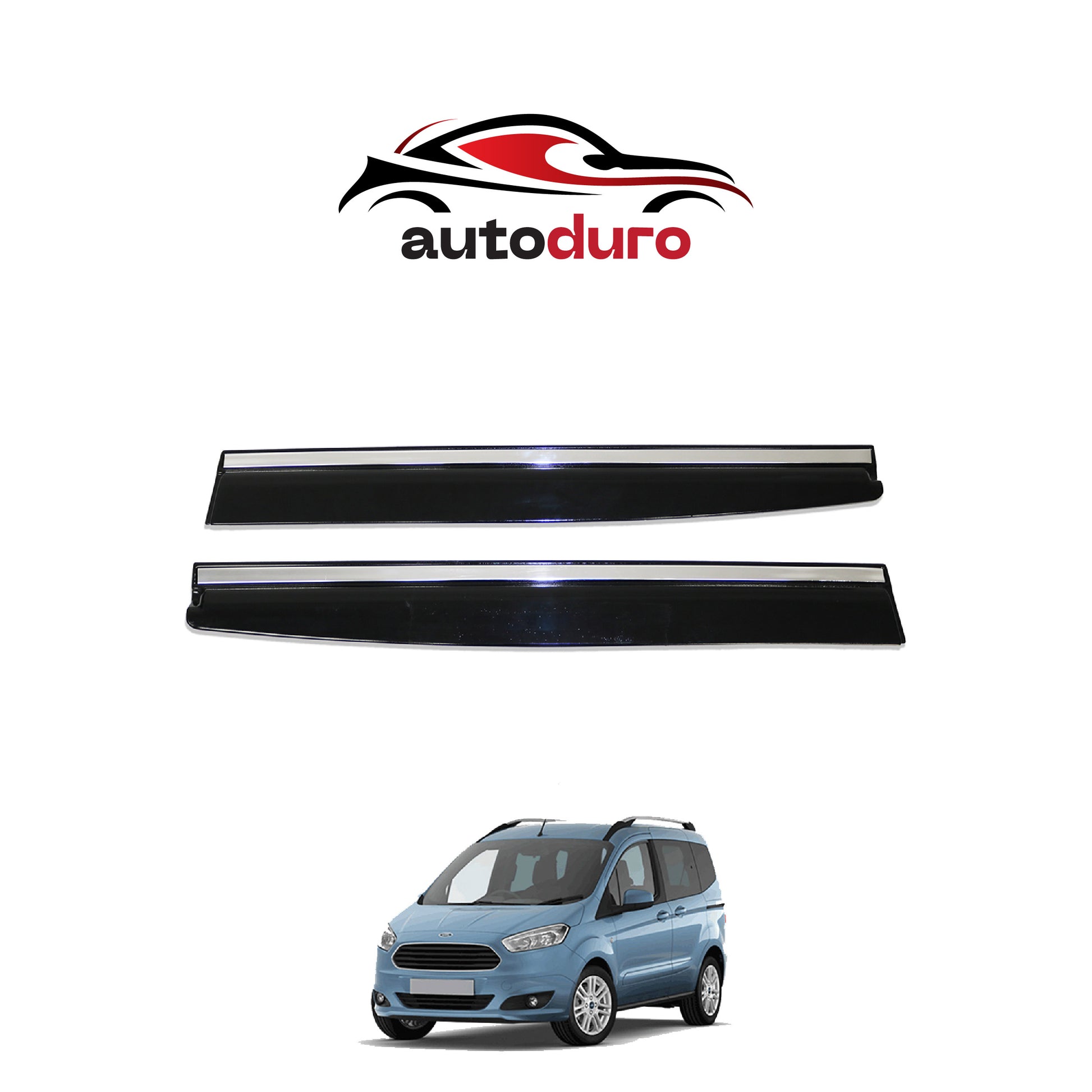 Autoduro Ford Courier 2014 - 2018 Window Wind Deflectors 4pcs - 45300214-010019-20010101_16