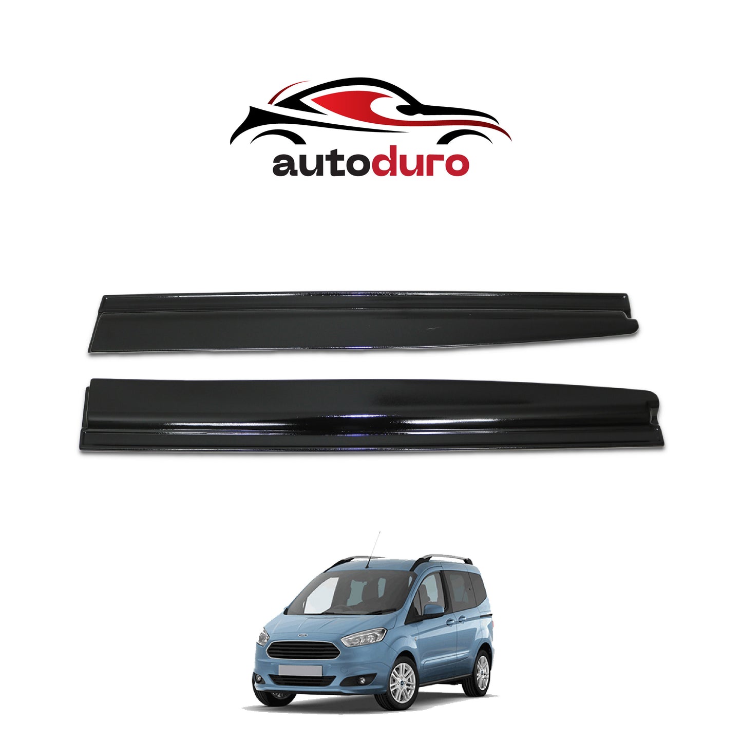 Autoduro Ford Courier 2014 - 2018 Window Wind Deflectors 4pcs - 45300214-010019-20010101_24