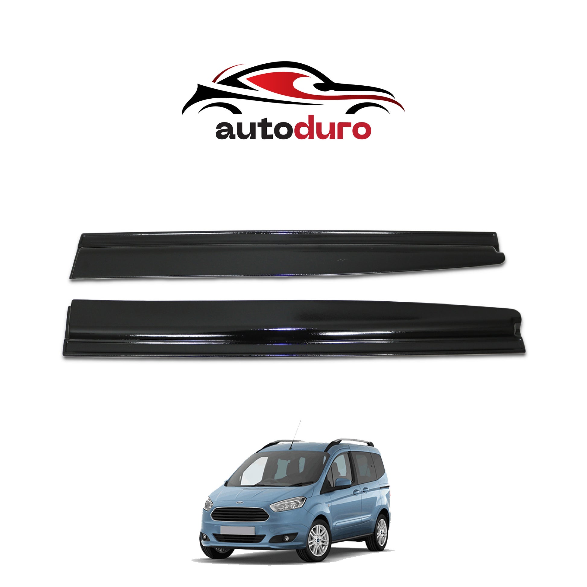 Autoduro Ford Courier 2014 - 2018 Window Wind Deflectors 4pcs - 45300214-010019-20010101_24