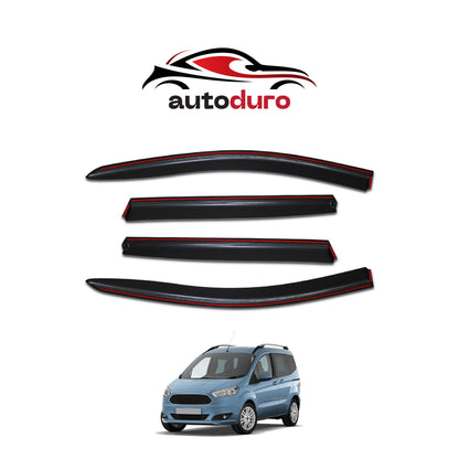 Autoduro Ford Courier 2014 - 2018 Window Wind Deflectors 4pcs - 45300214-010019-20010101_26