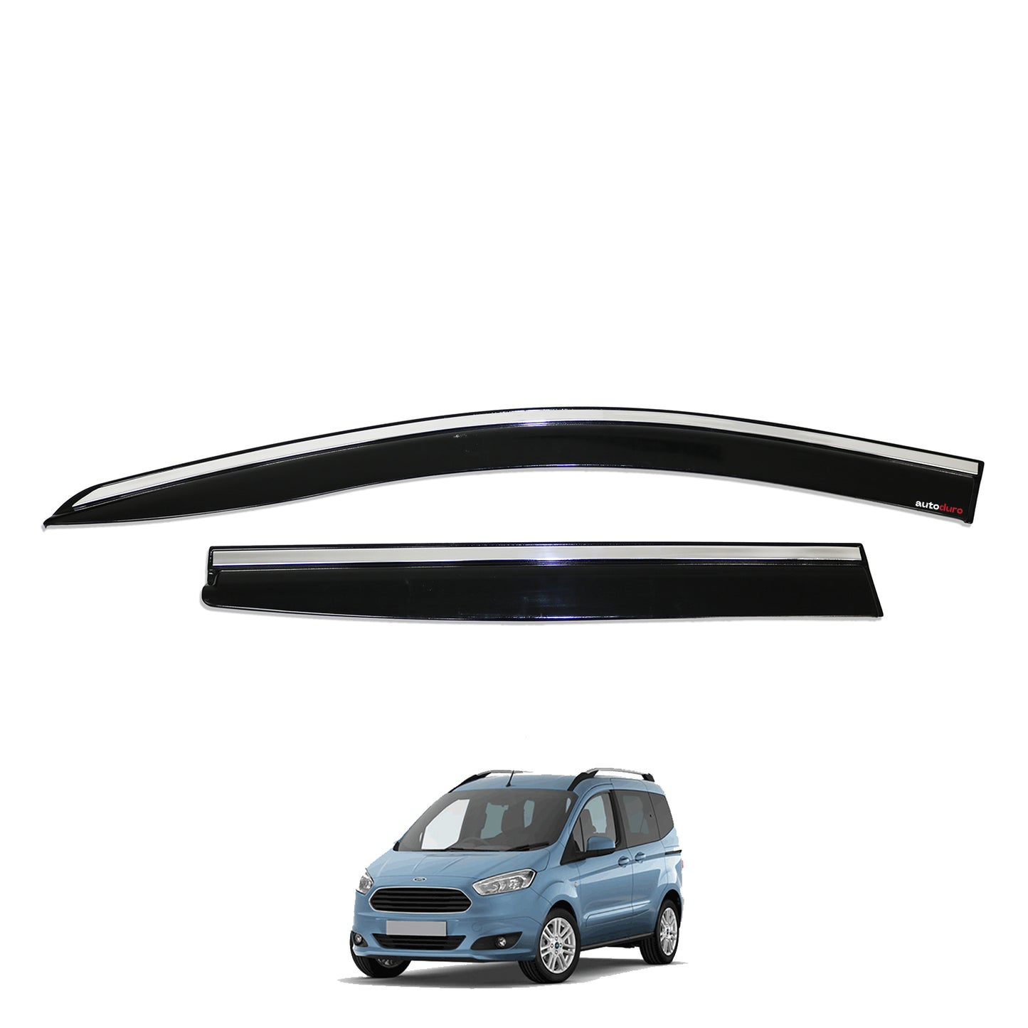 Autoduro Ford Courier 2014 - 2018 Window Wind Deflectors 4pcs - 45300214-010019-20010101_4