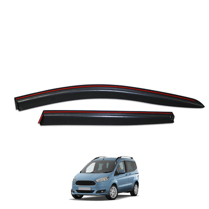 Autoduro Ford Courier 2014 - 2018 Window Wind Deflectors 4pcs - 45300214-010019-20010101_5