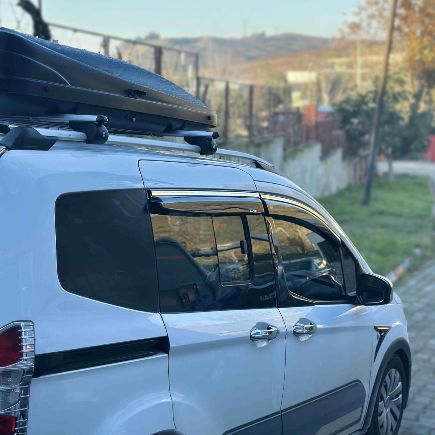 Autoduro Ford Courier 2014 - 2018 Window Wind Deflectors 4pcs - 45300214-010019-20010101_8
