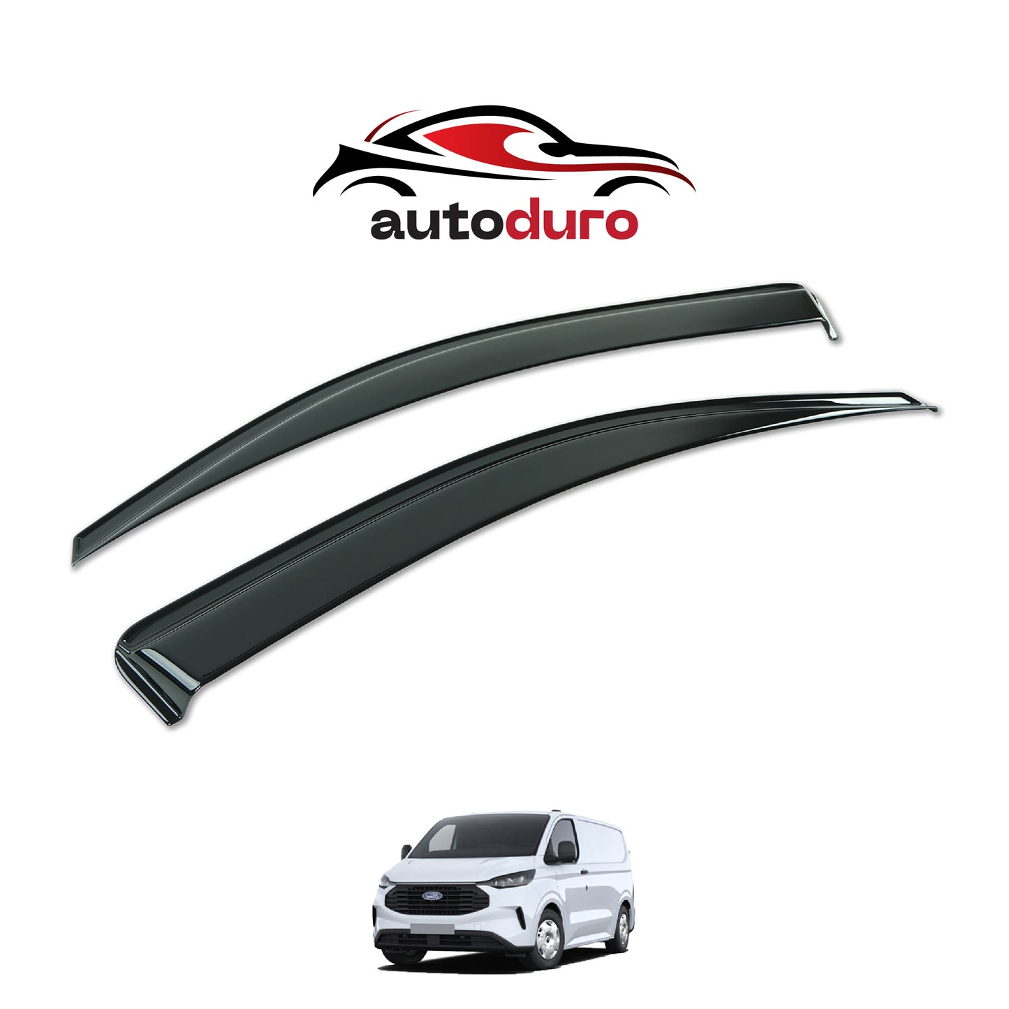 Autoduro Ford Custom 2023 Onwards Window Wind Deflectors 2pcs - 45301323-020017-20010101_14